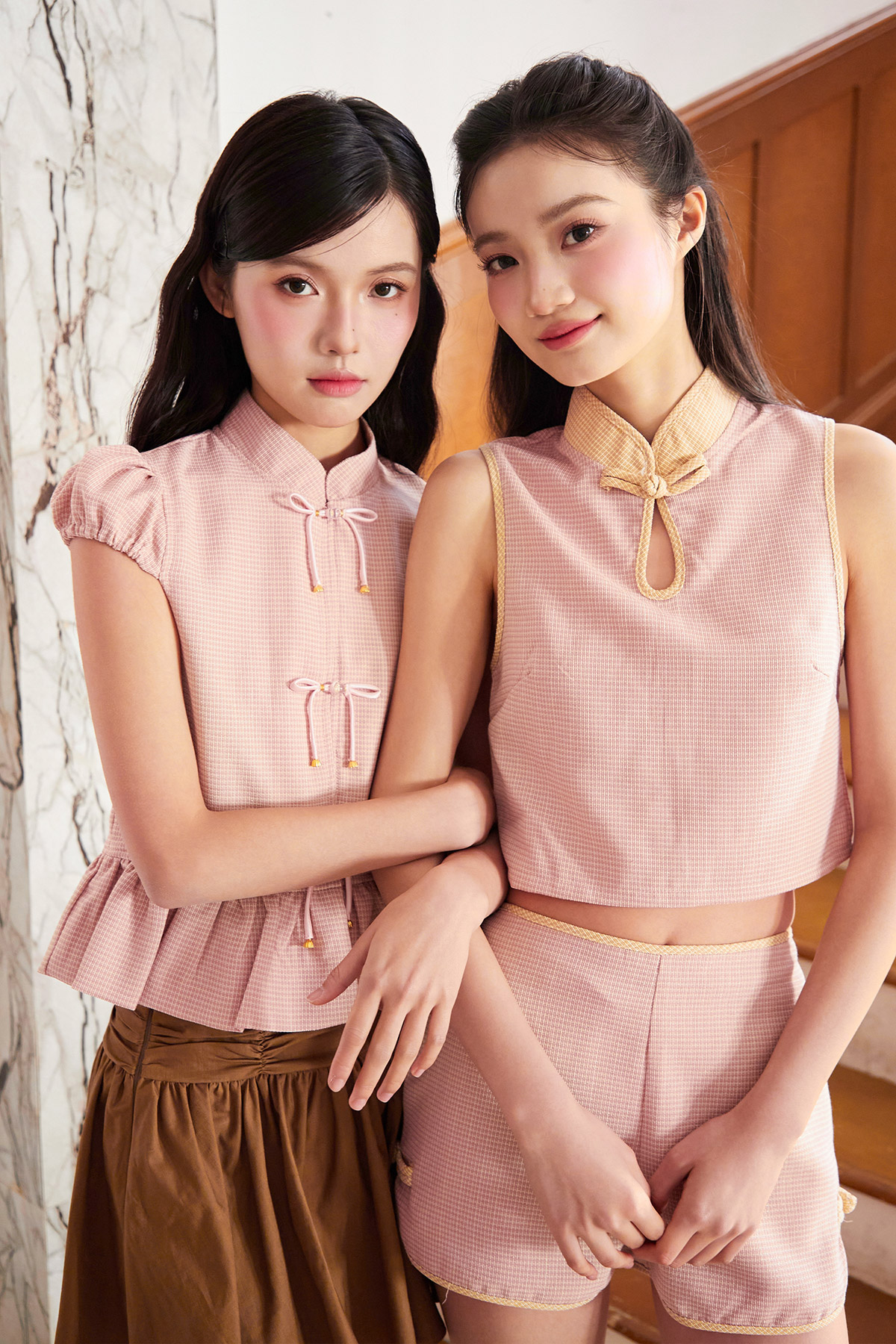 LIN CHEONGSAM TOP - SORBETTO [BY MODPARADE]