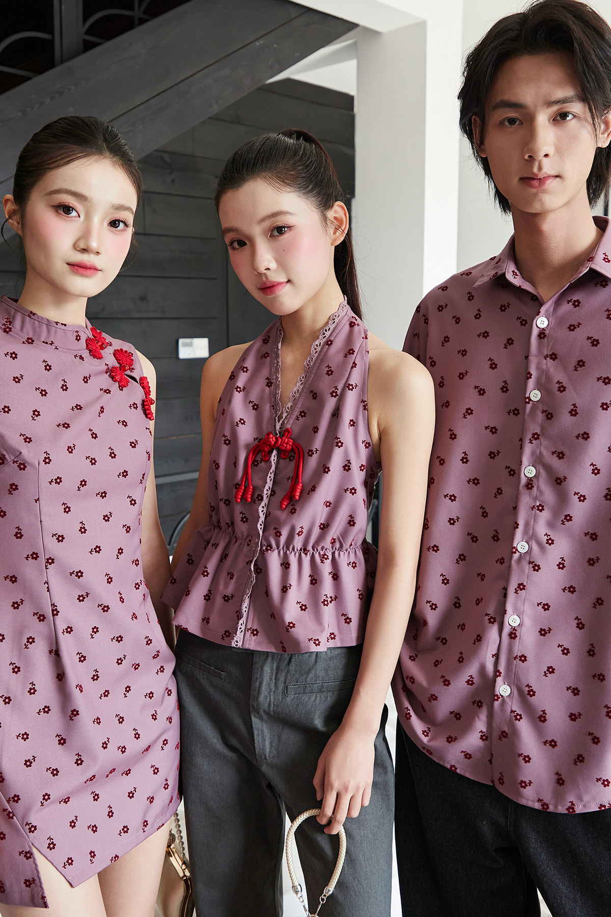 LISE TOP - MULBERRY ROSE [BY MODPARADE]