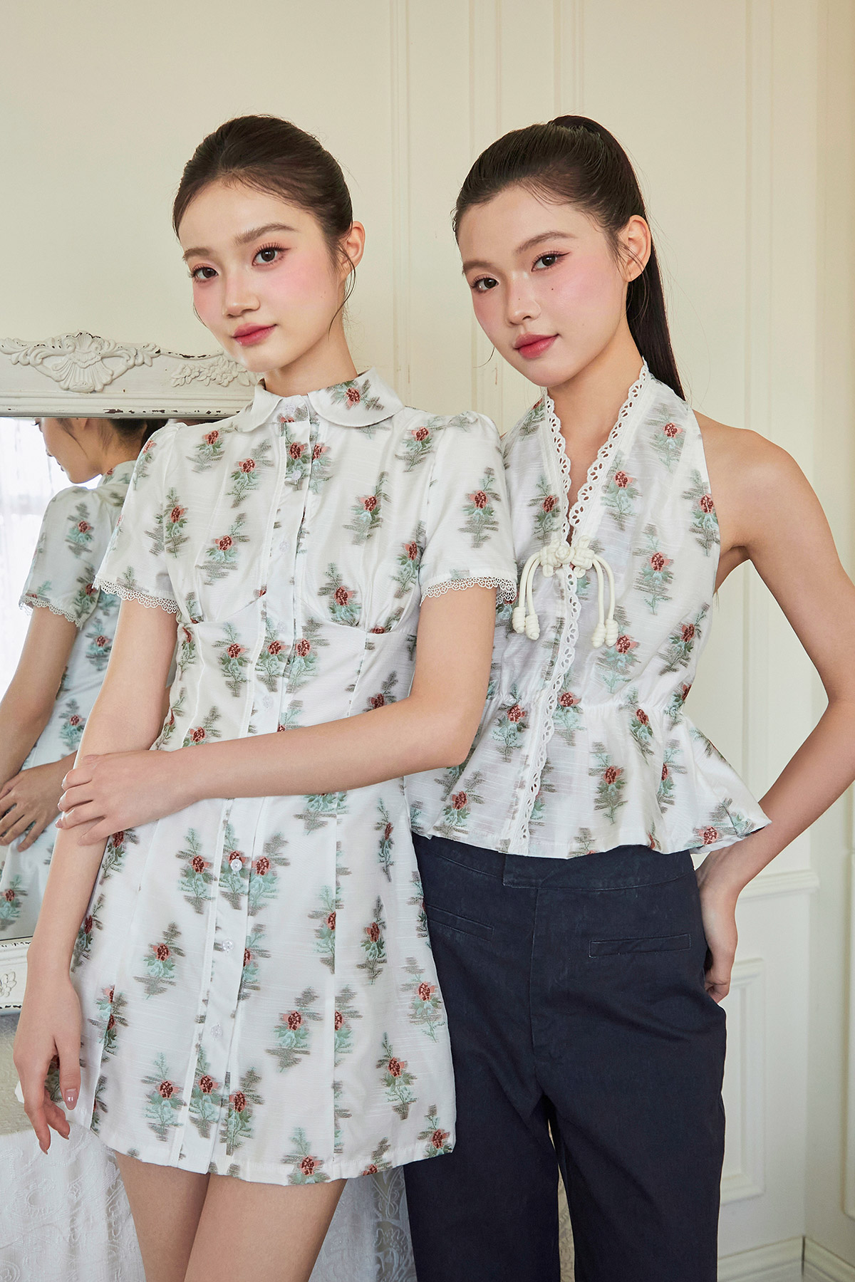 LISE TOP - WILLOW PETAL [BY MODPARADE]