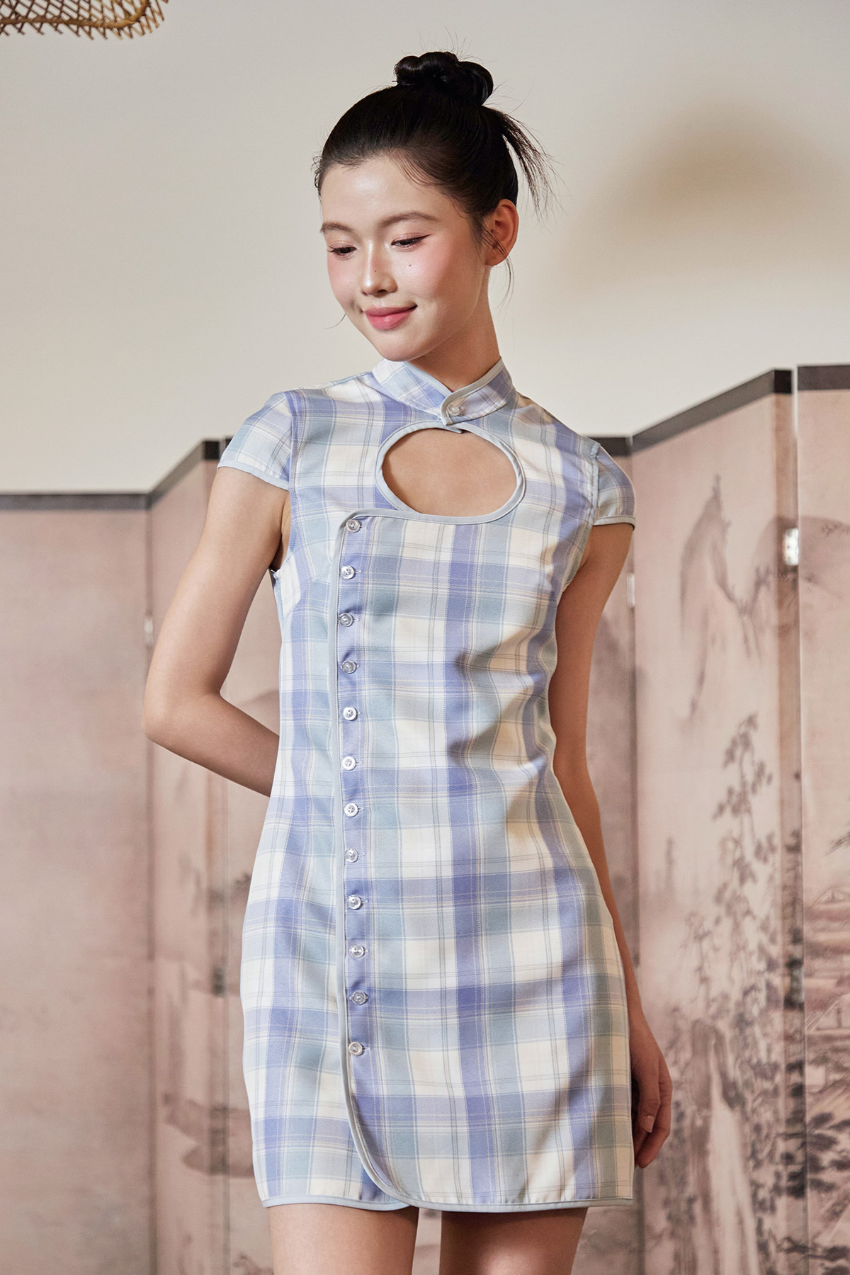 MENG CHEONGSAM DRESS - CLOUD MEMO [BY MODPARADE]