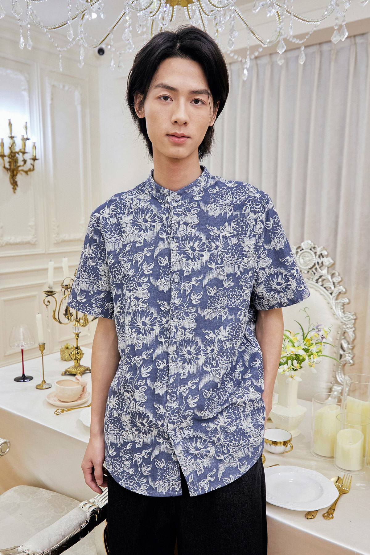 NOAH SHIRT - PORCELAIN NIGHT [BY MODPARADE]