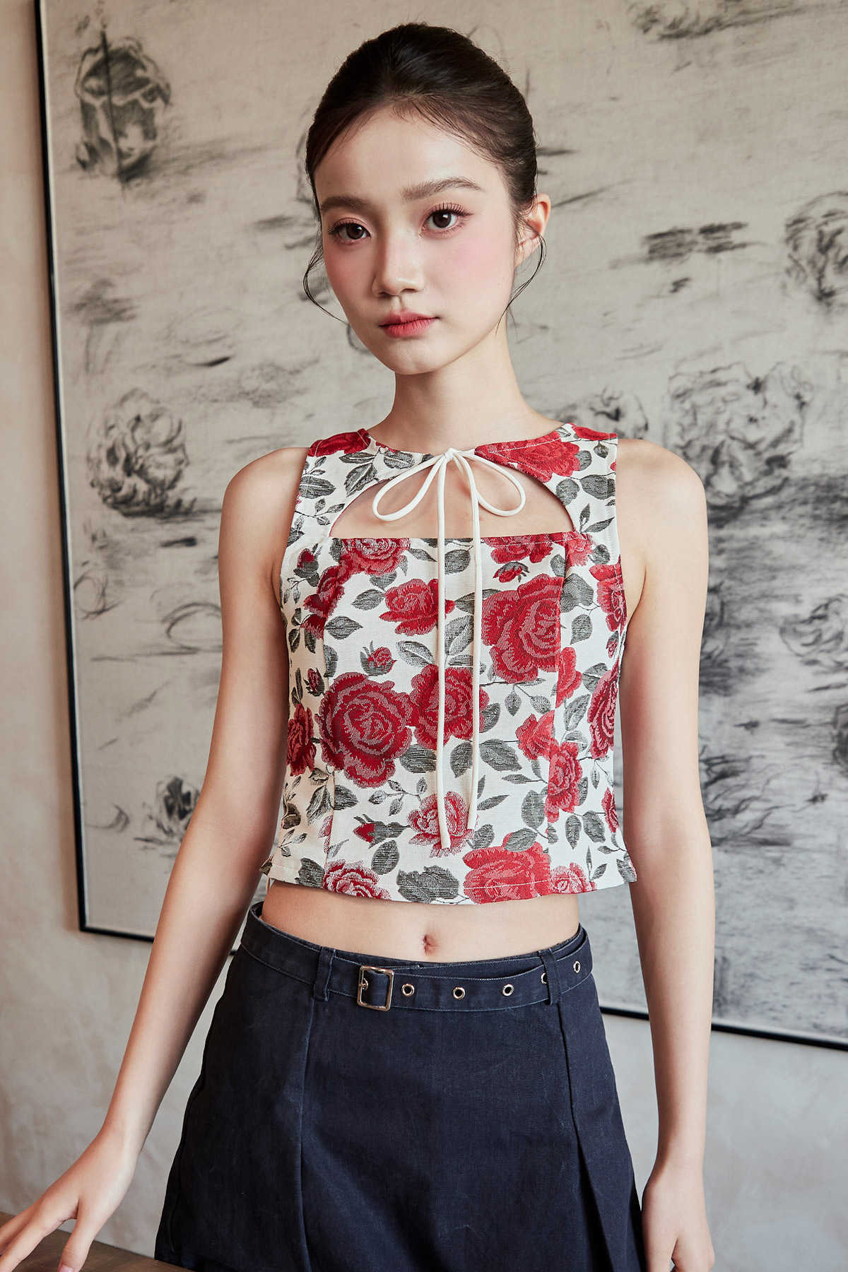 NORA TOP - CRIMSON COURT [BY MODPARADE]