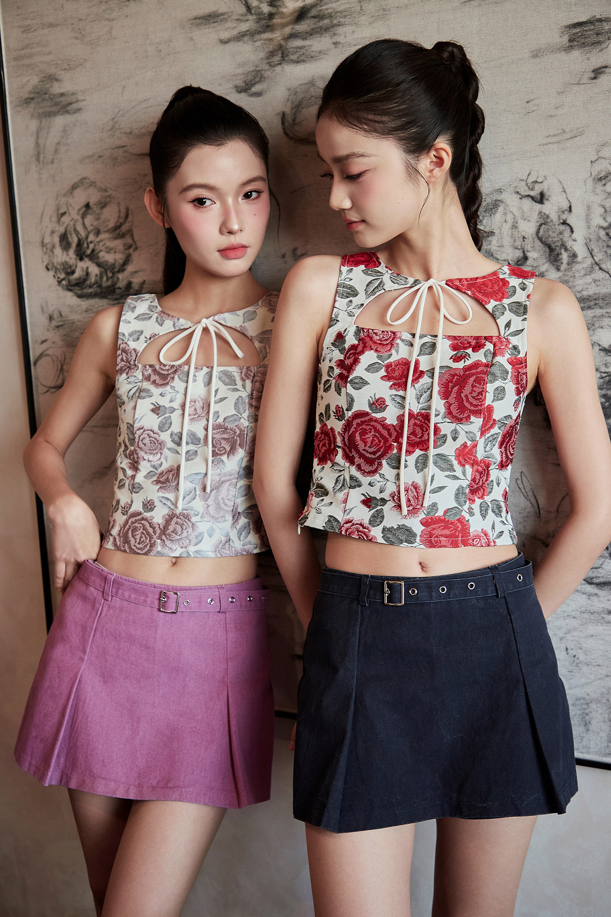 NORA TOP - CRIMSON COURT [BY MODPARADE]