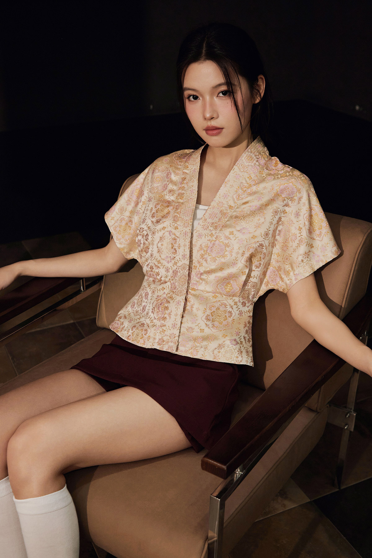 PAN KIMONO TOP - SUNPETAL [BY MODPARADE]