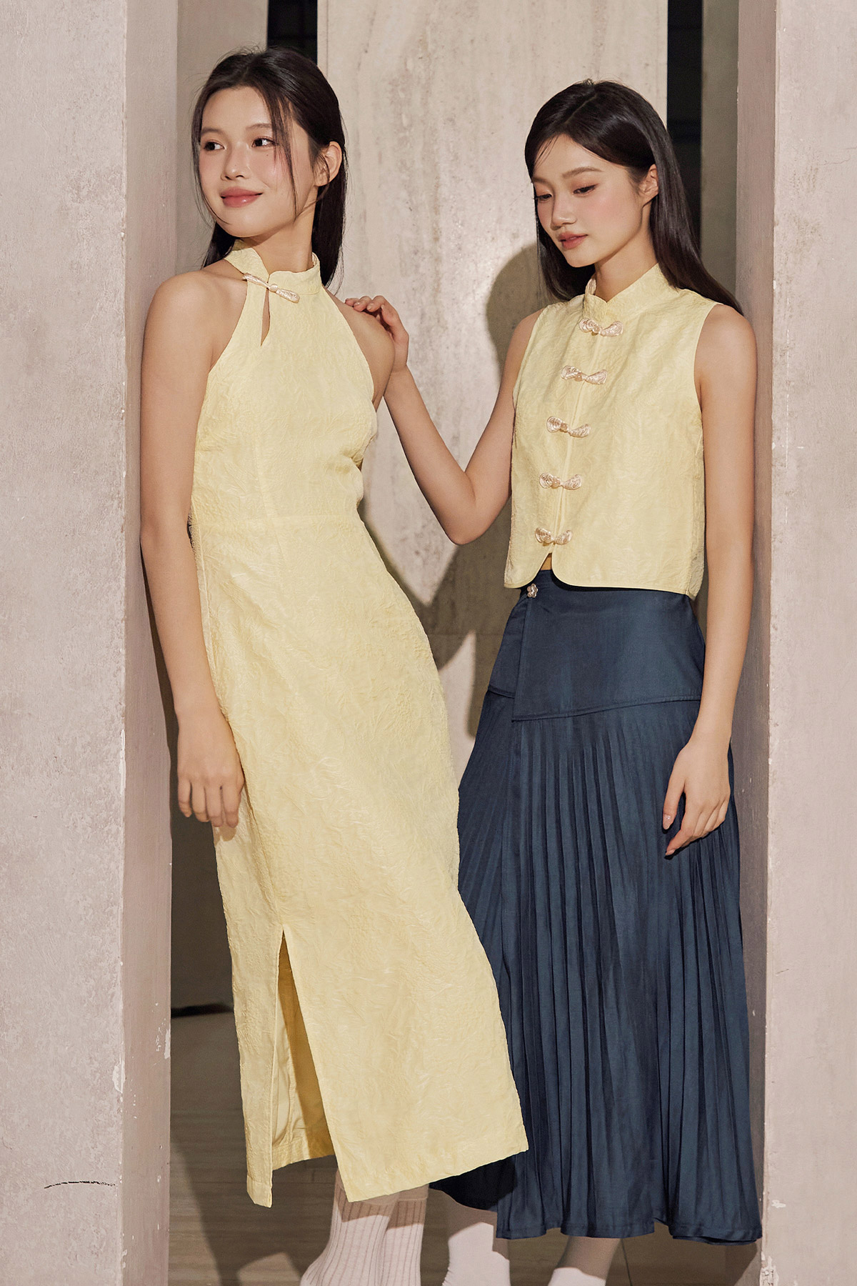 RUI CHEONGSAM DRESS - GOLDENRAY [BY MODPARADE]