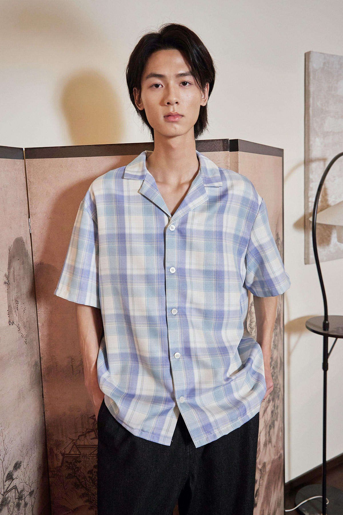 SAUNDERS SHIRT - CLOUD MEMO [BY MODPARADE]