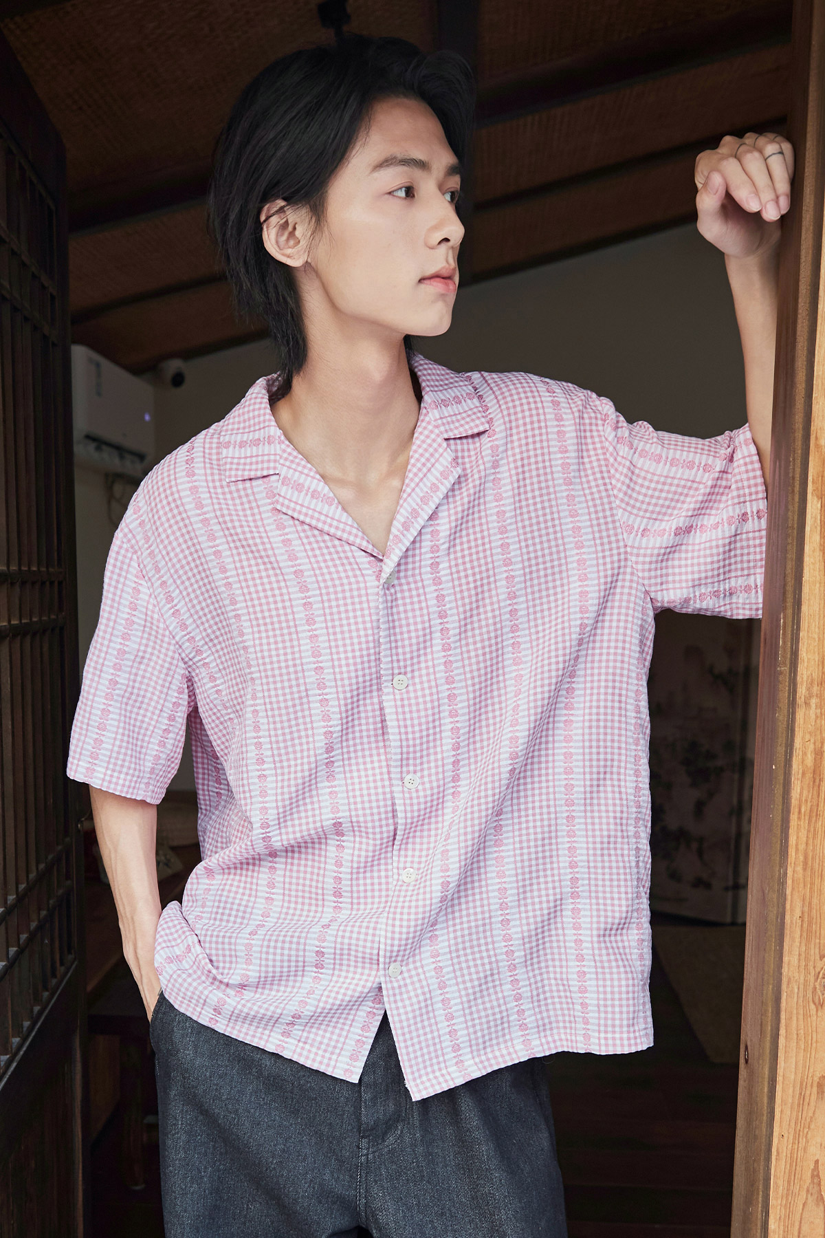 SAUNDERS SHIRT - ROSY MEADOW [BY MODPARADE]