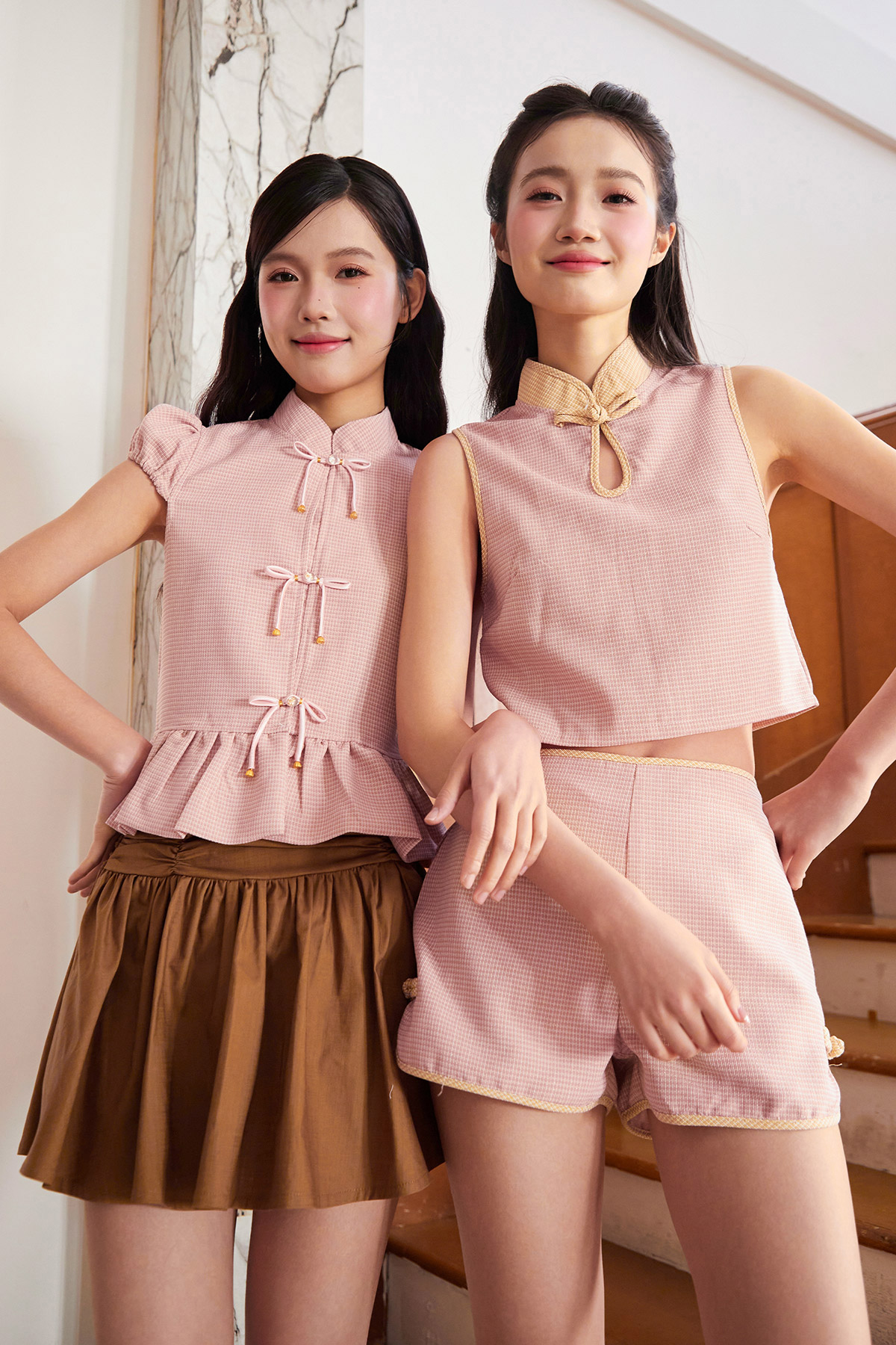 SHEN CHEONGSAM TOP - SORBETTO [BY MODPARADE]