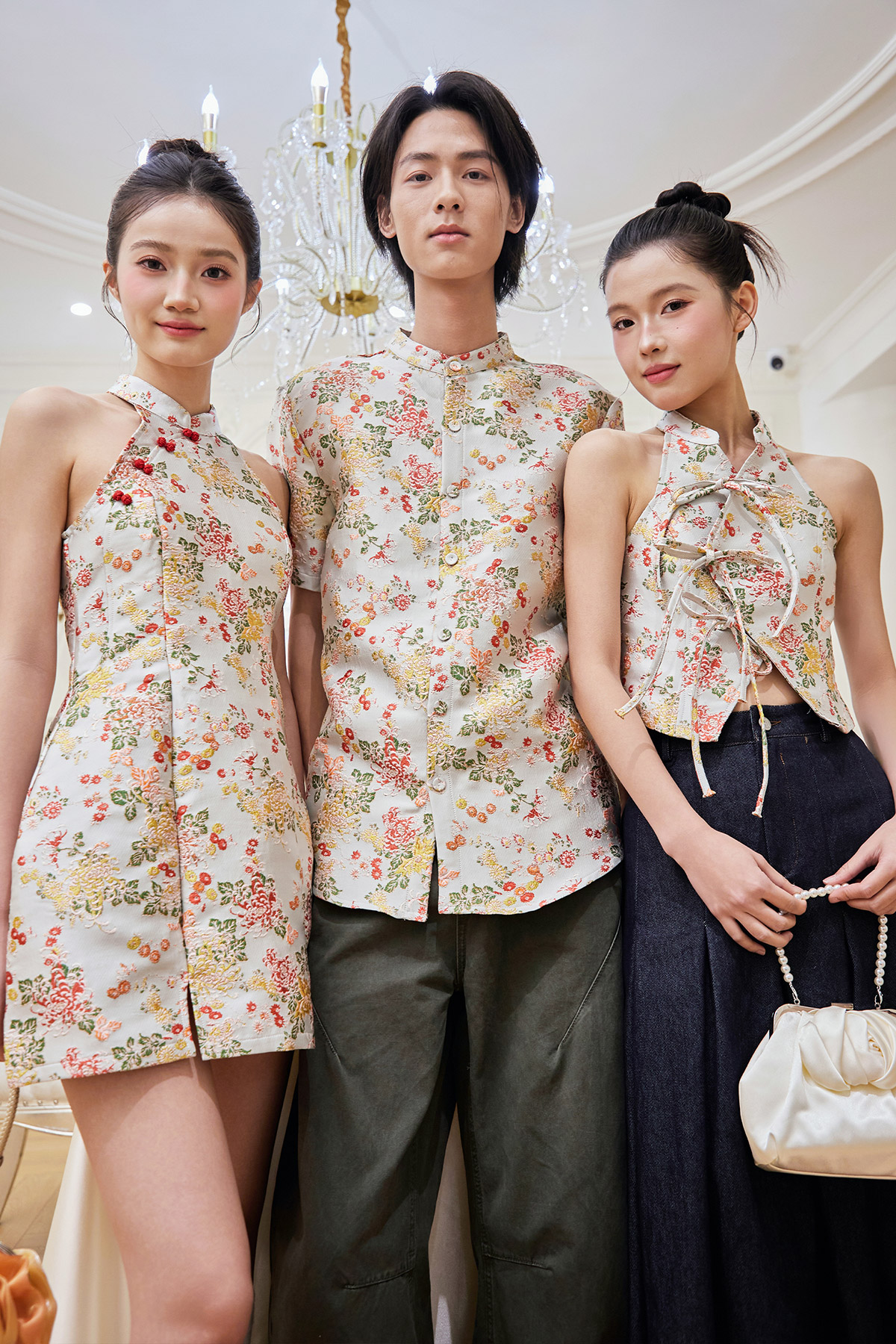 SUN CHEONGSAM DRESS - LUNAR EMBER [BY MODPARADE]