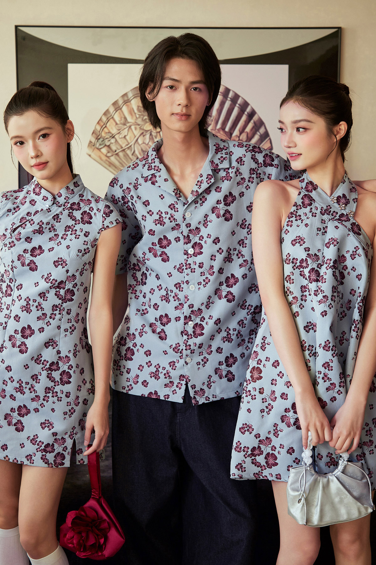 TING CHEONGSAM DRESS - CRIMSON PAVILLION [BY MODPARADE]