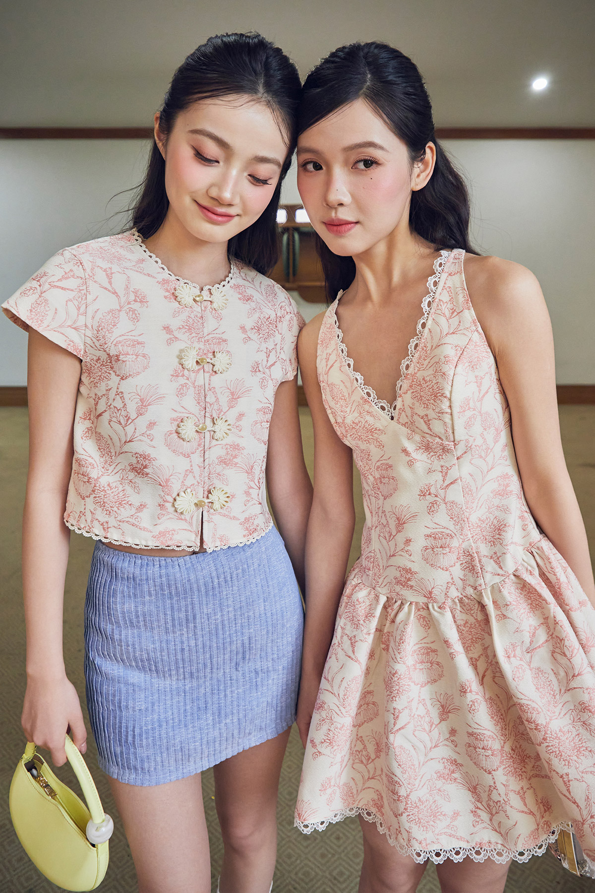 CLAUDE TOP - EAST LAKE ROSE [BY MODPARADE]