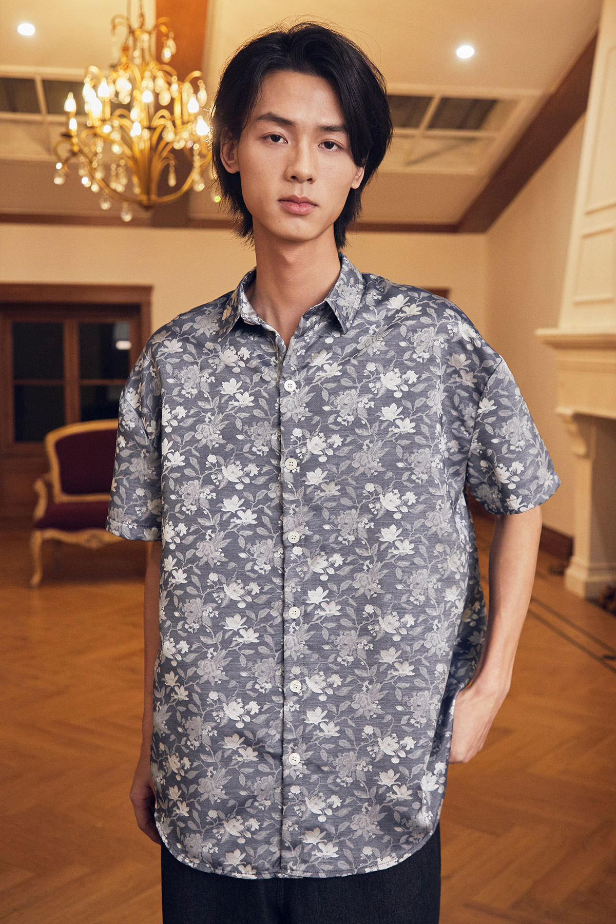 FREDDIE SHIRT - BLEU MAGNOLIA [BY MODPARADE]