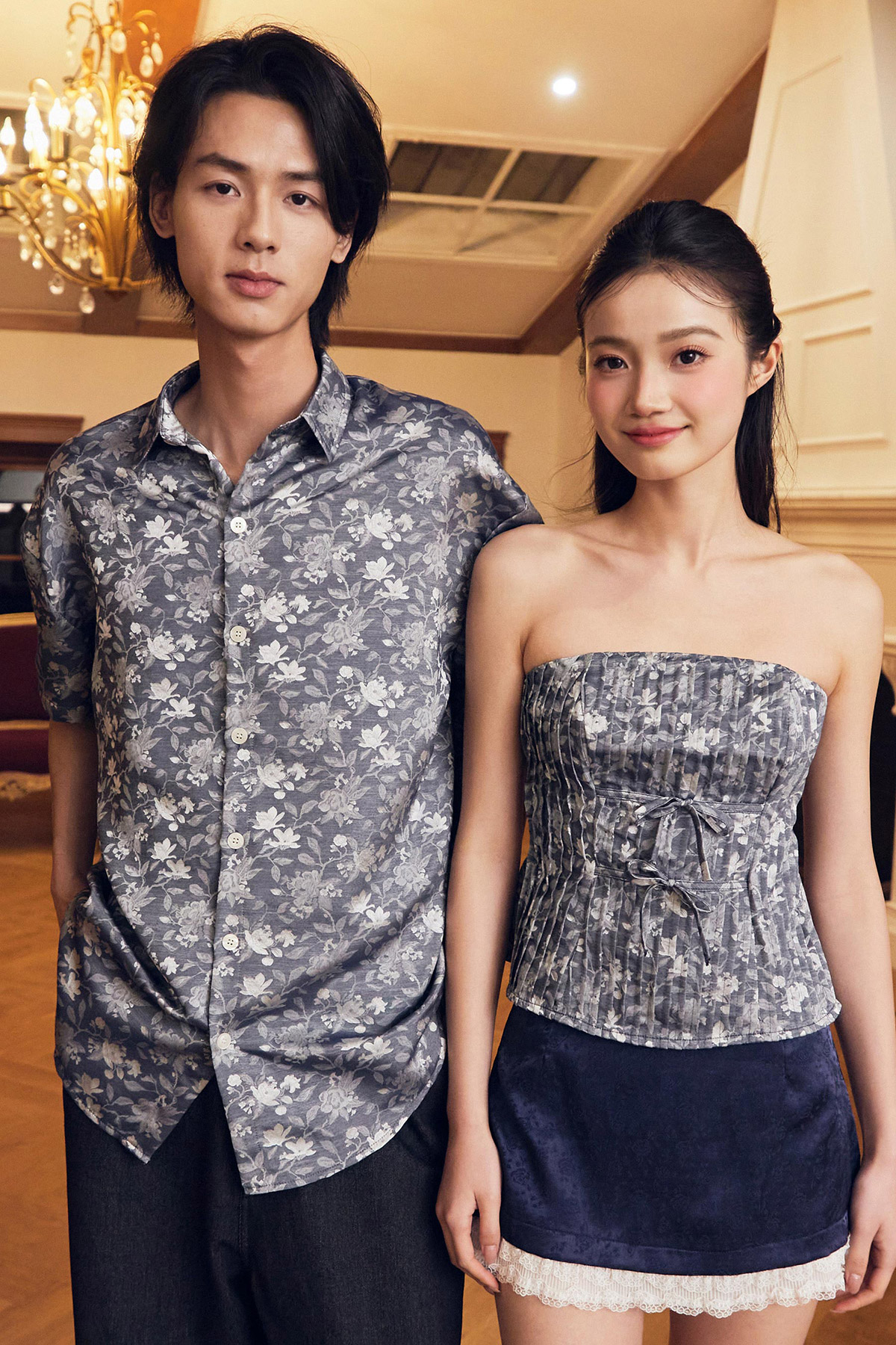 GABRIELLE TOP - BLEU MAGNOLIA [BY MODPARADE]