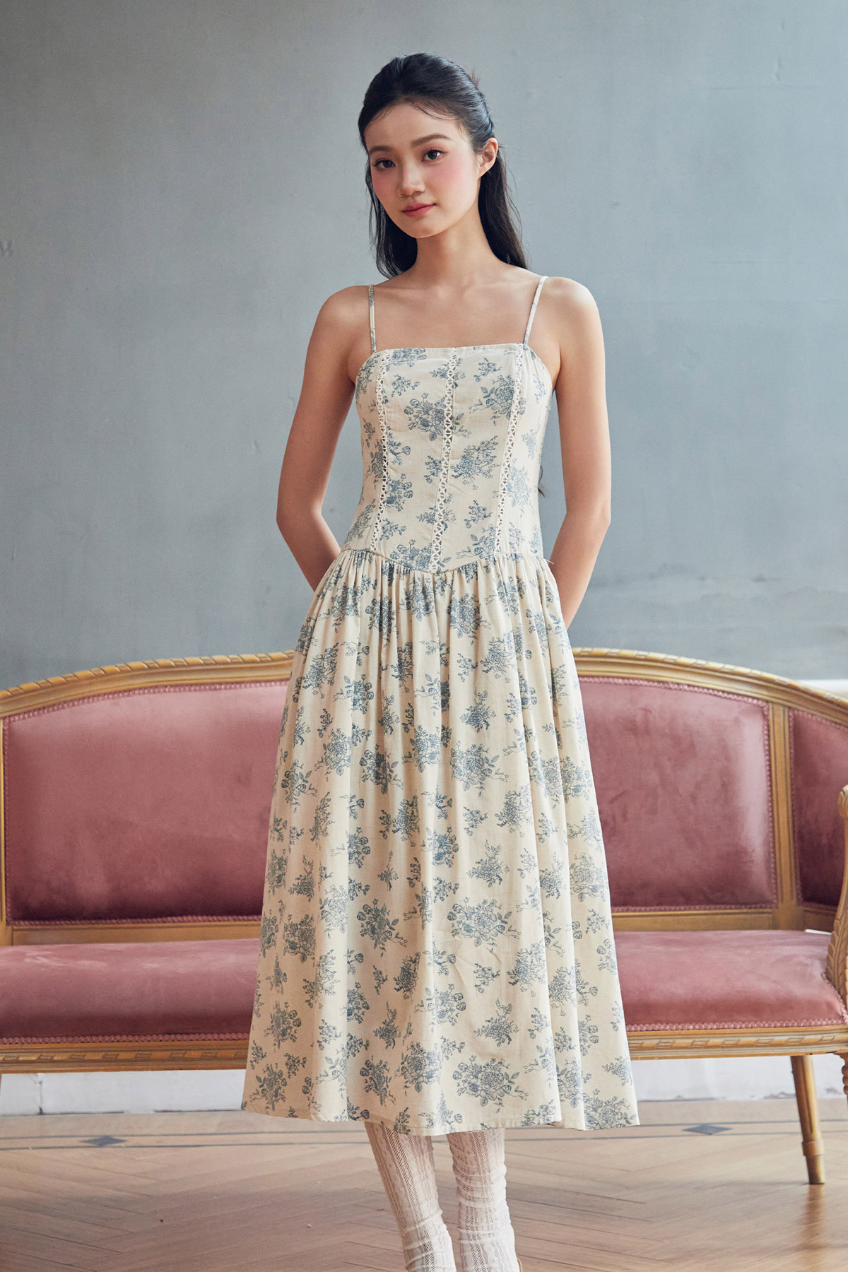 MONIQUE DRESS - LAKE BOUQUET [BY MODPARADE]