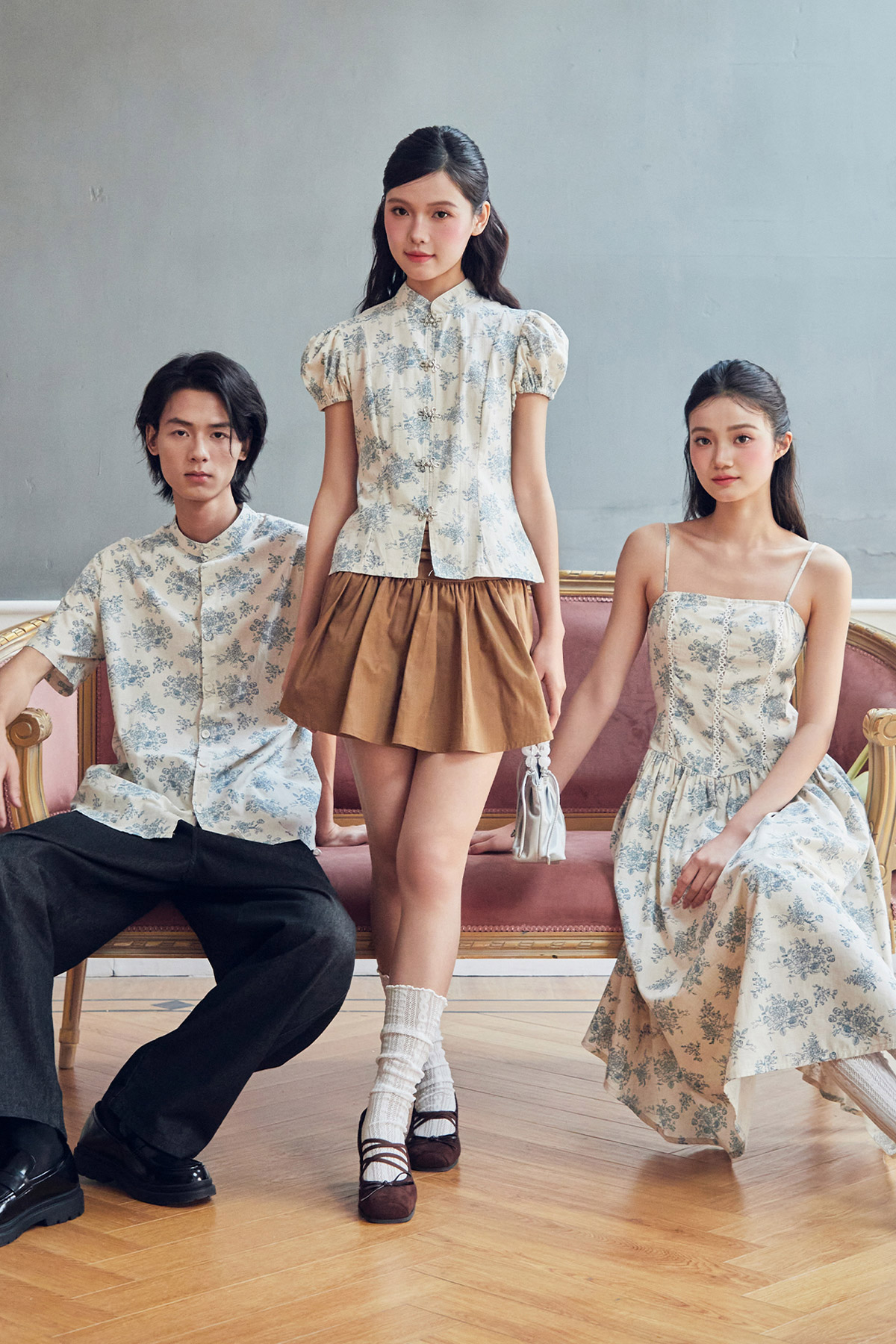 MONIQUE DRESS - LAKE BOUQUET [BY MODPARADE]