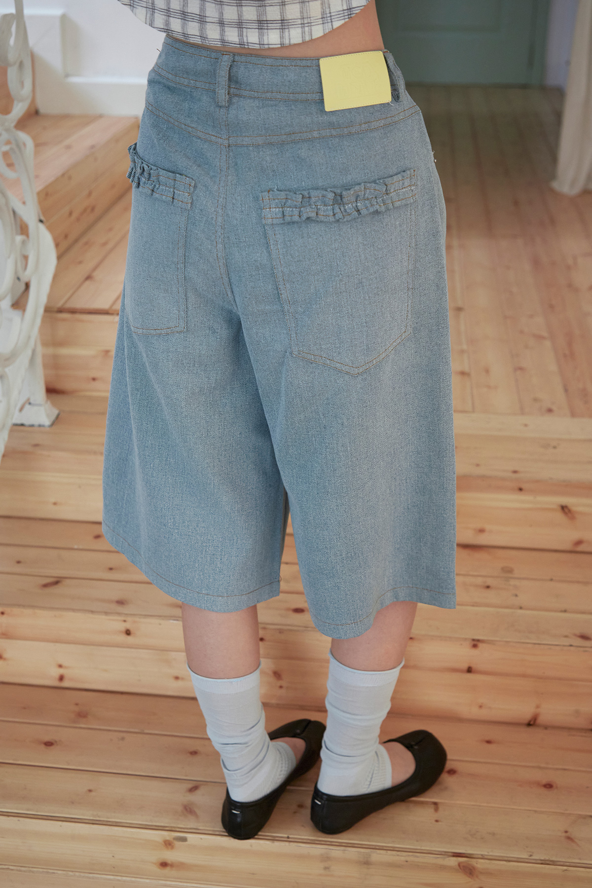 EBBE JORTS - LIGHT WASH