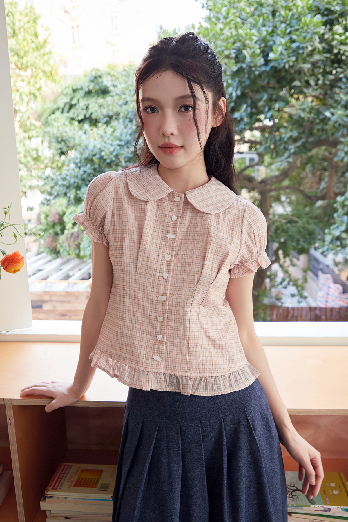 SOFIE TOP - DUSTY ROSE