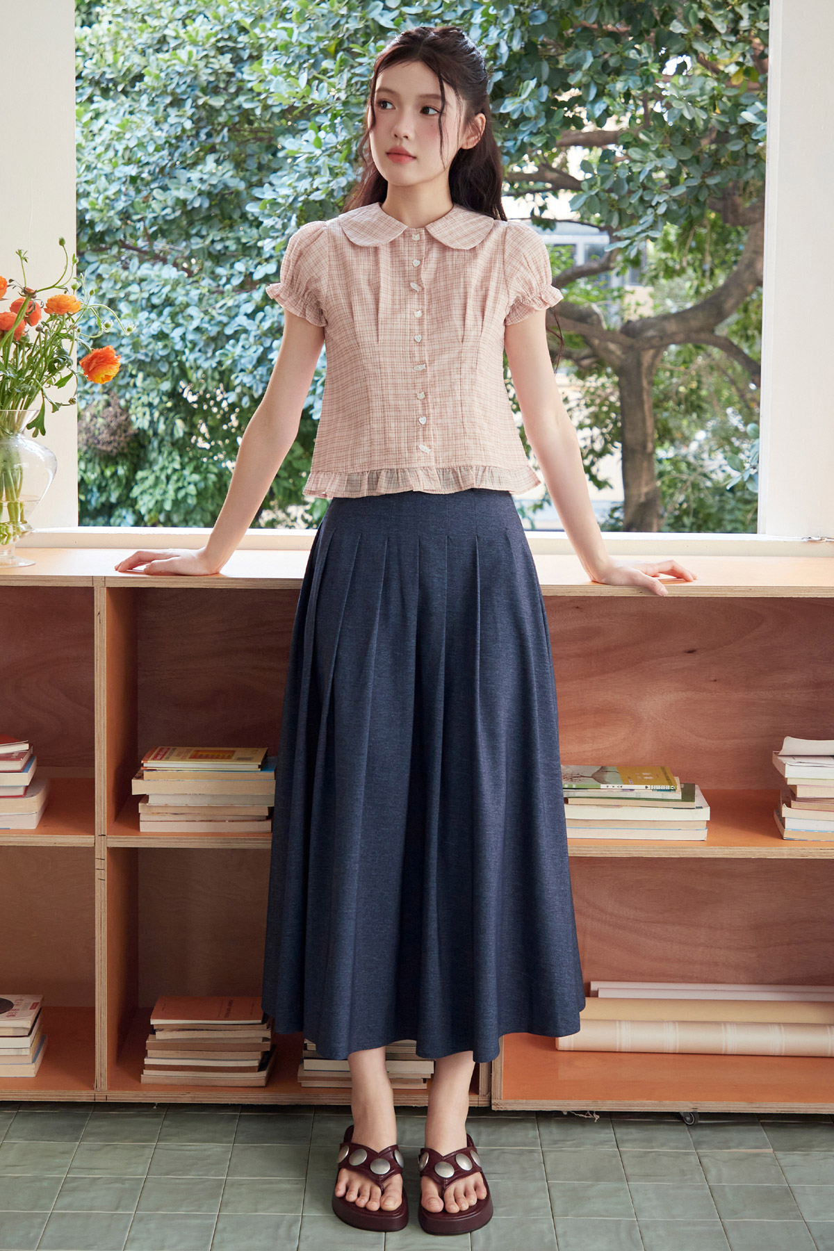 SOFIE TOP - DUSTY ROSE