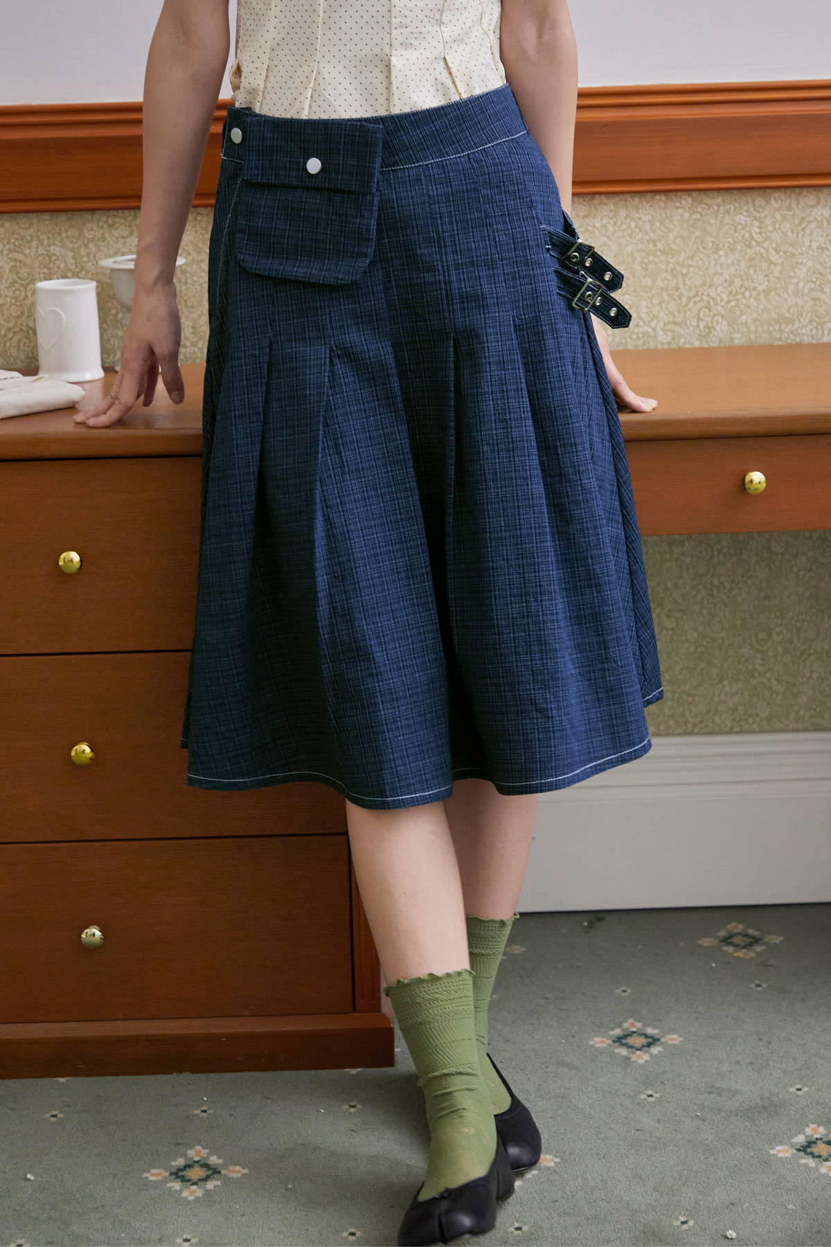 CHAPELLE SKIRT - CHECKIE