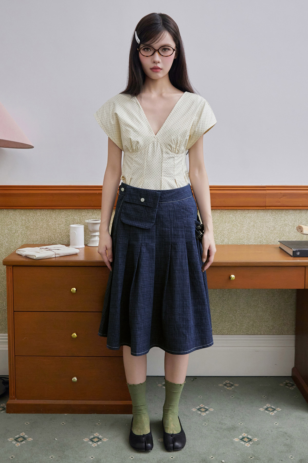 CHAPELLE SKIRT - CHECKIE