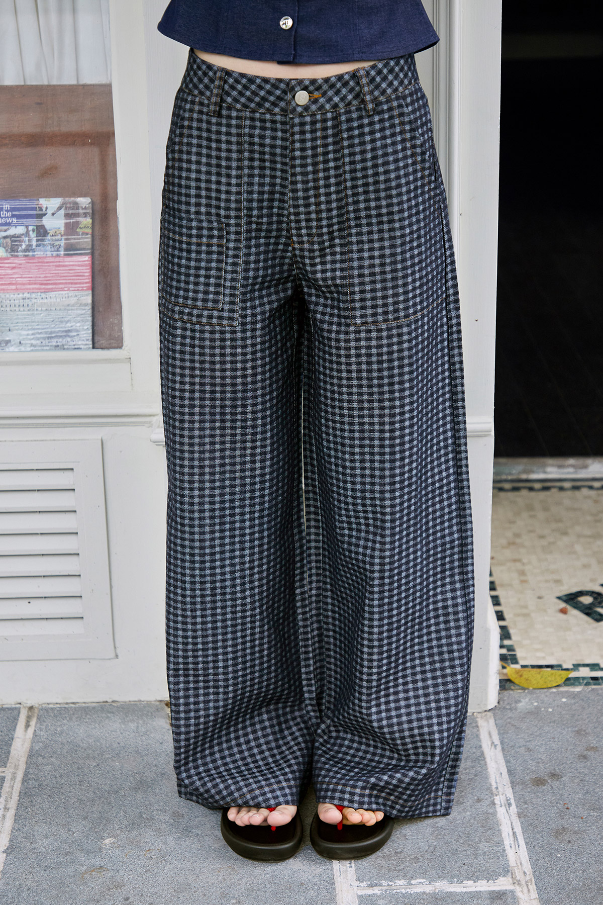 LARSEN JEANS - INDIGO CHECKMATE