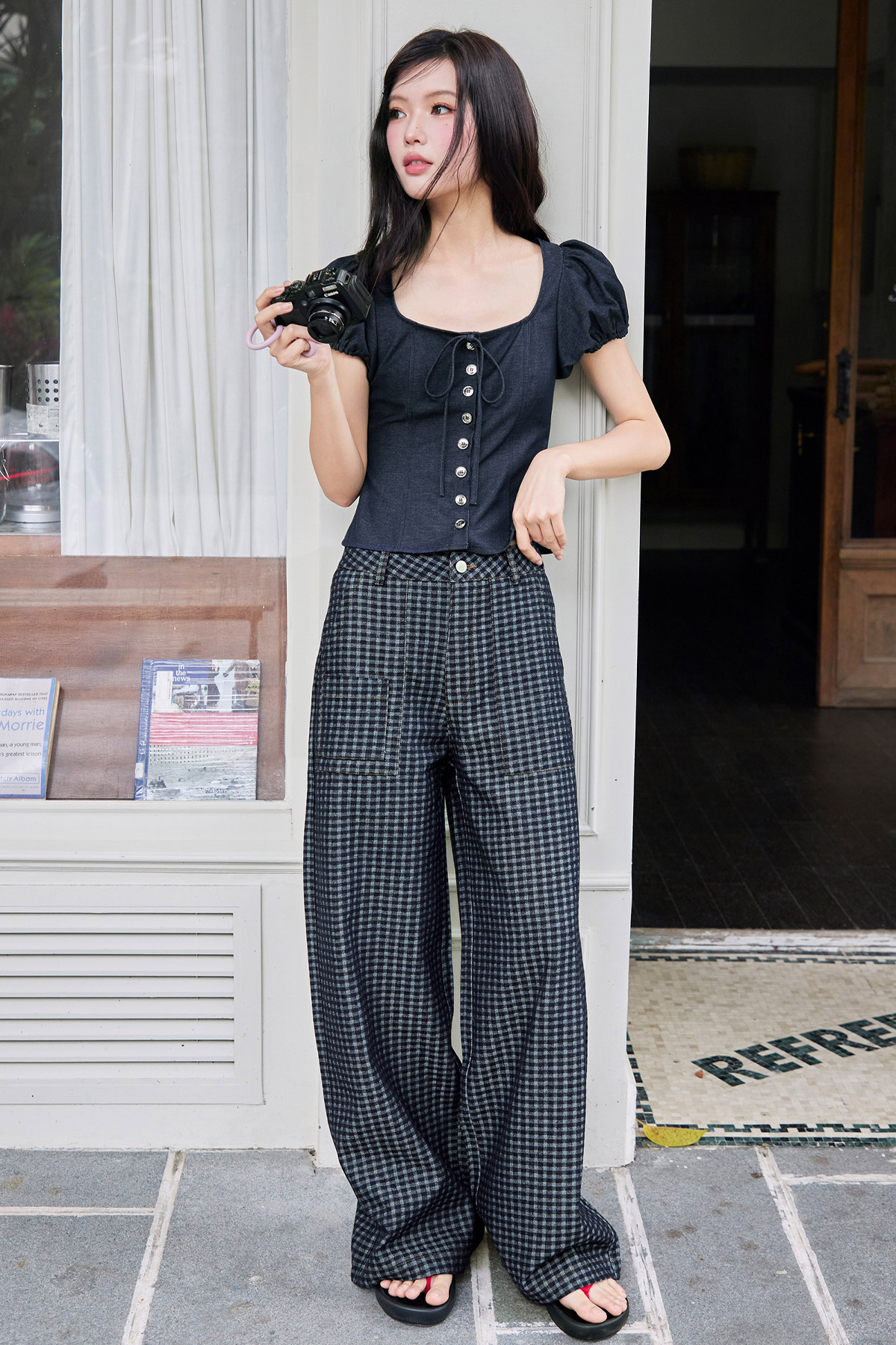 LARSEN JEANS - INDIGO CHECKMATE