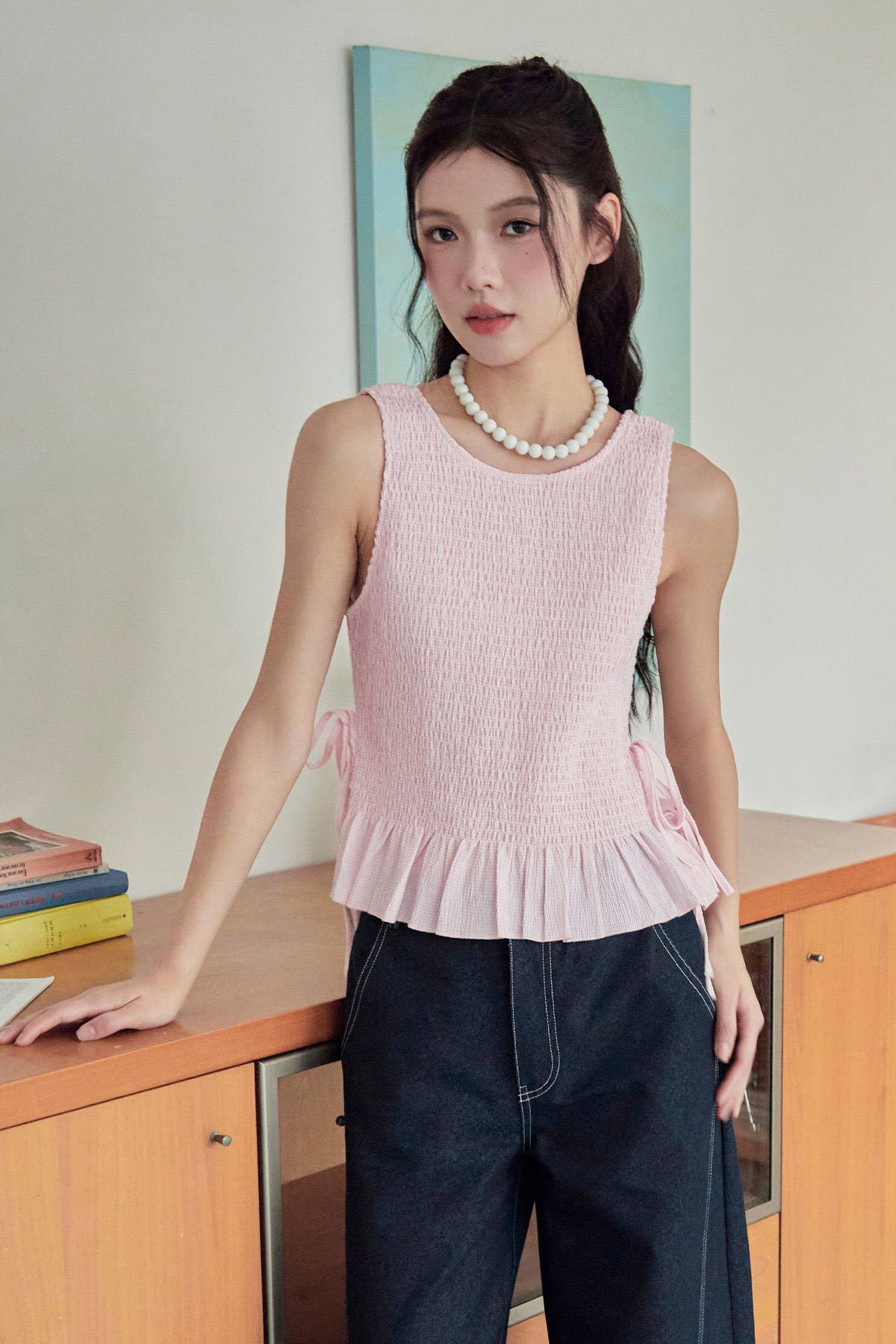 NICOLETTE TOP - BLUSH