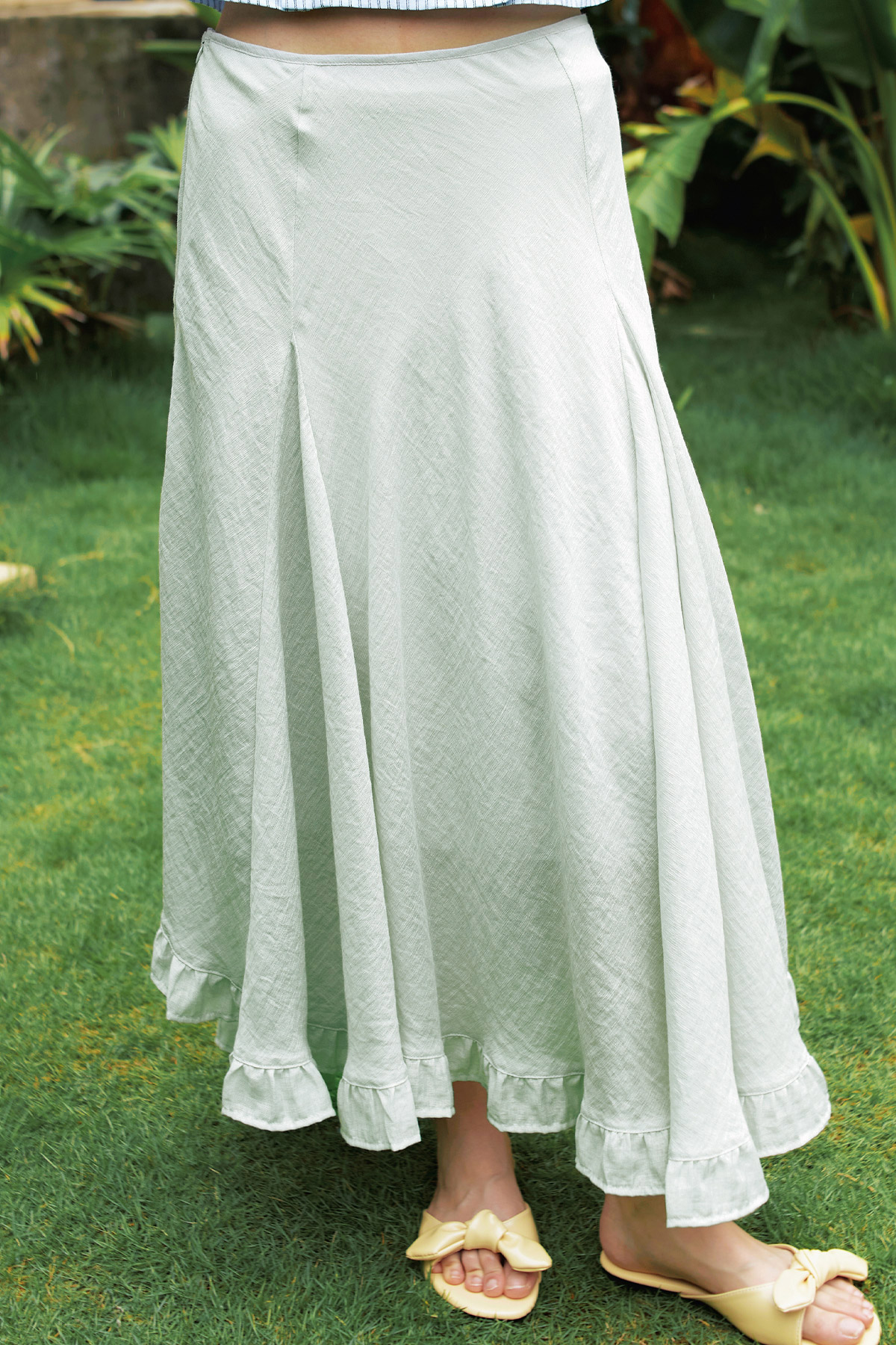 ELEANORA SKIRT - HEATHER GRAY