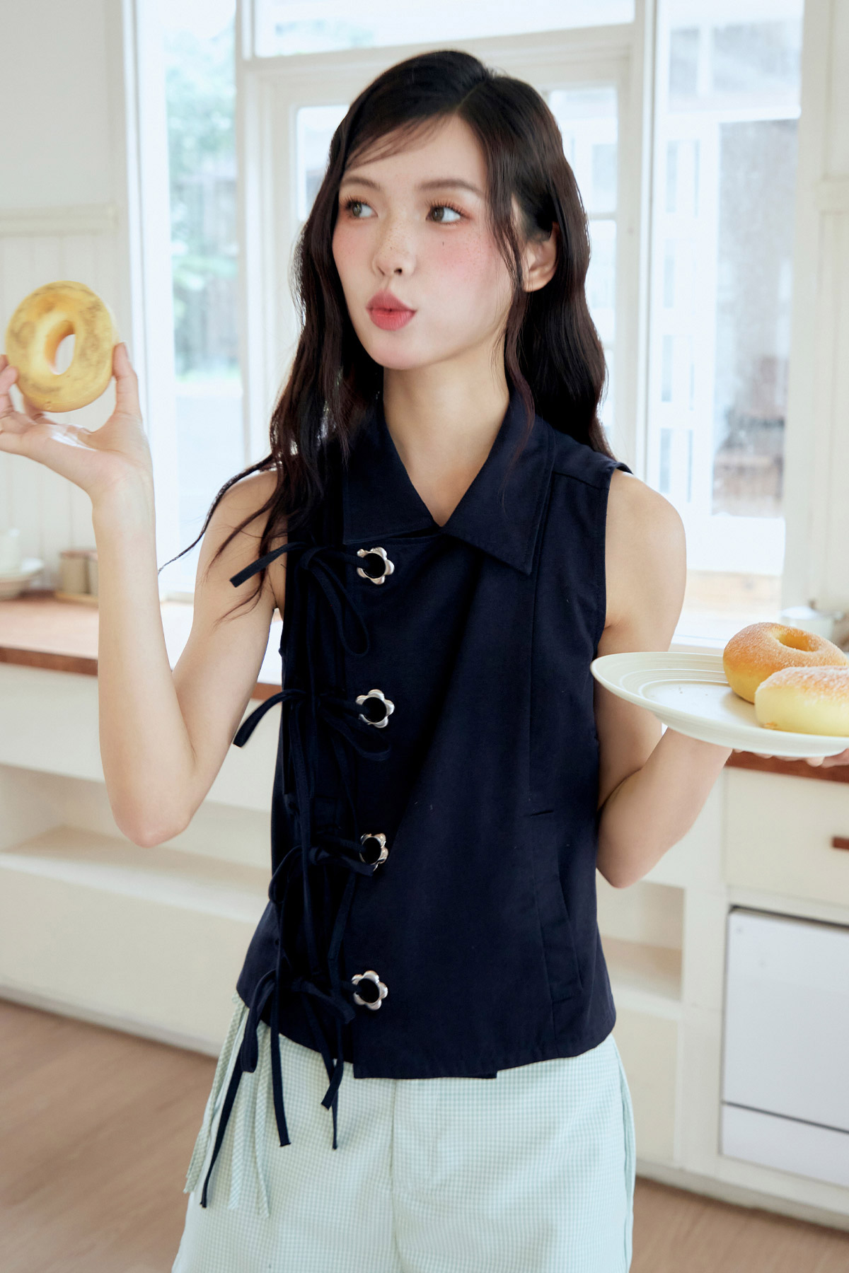 ANDERSON TOP - NAVY