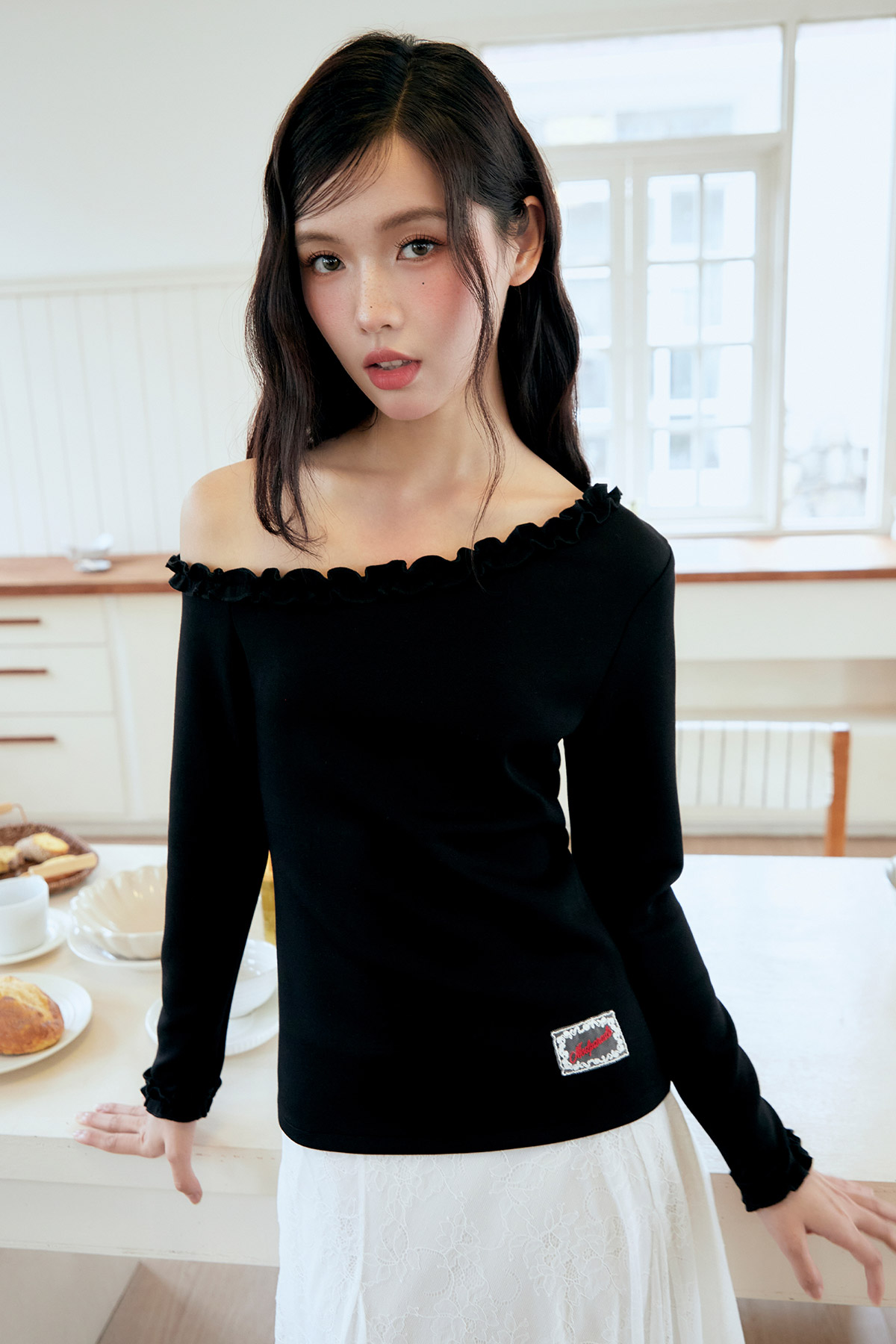 JASMINE TOP - NOIR