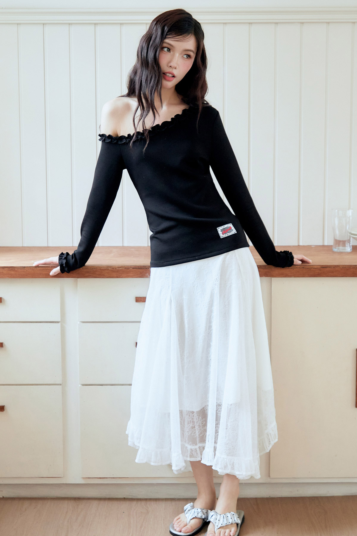 JASMINE TOP - NOIR