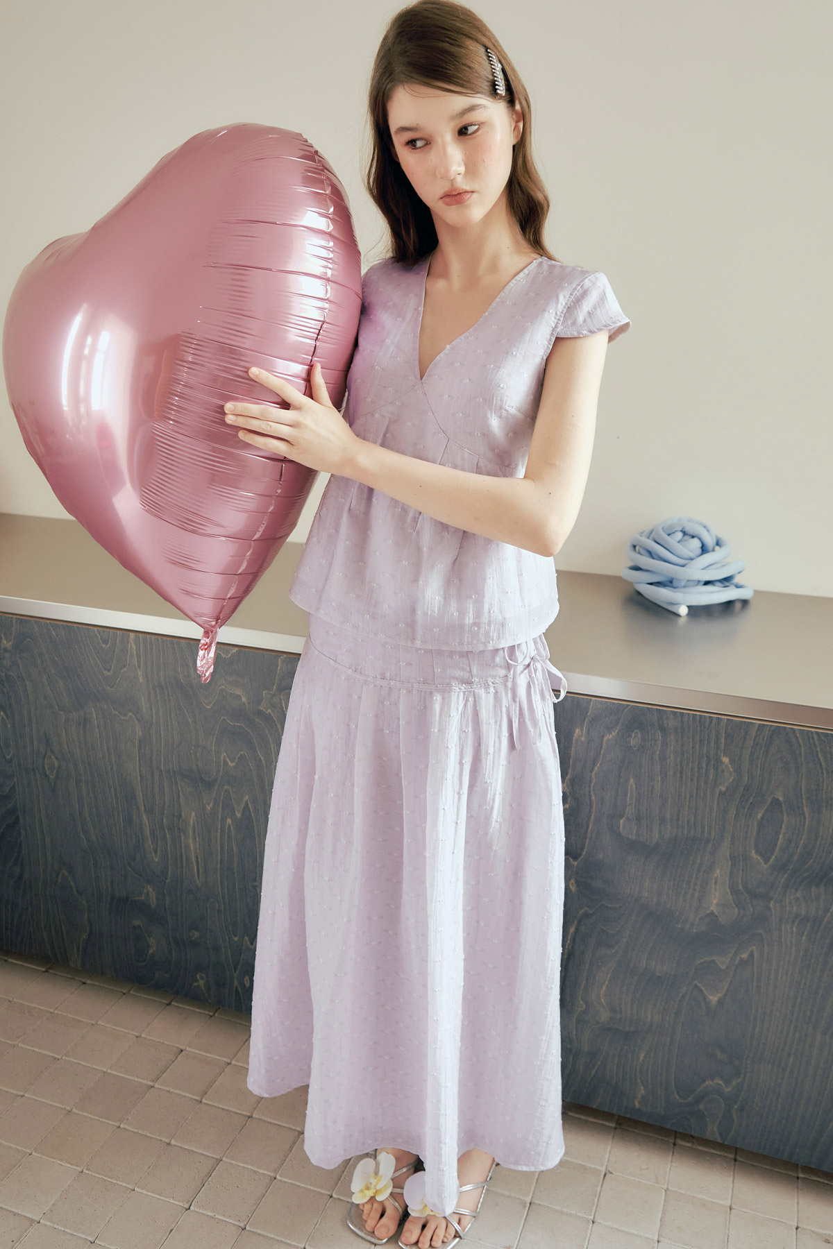 MOLLY TOP - LILAC