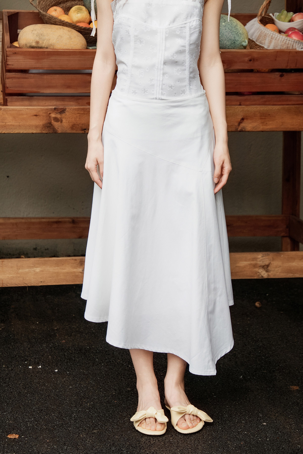 SLOEN SKIRT - BLANC