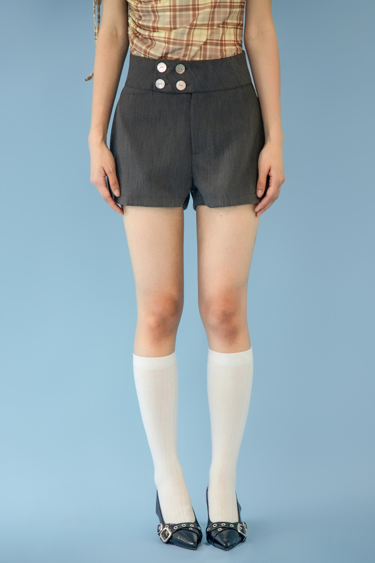 TOBIAS SHORTS - CHARCOAL