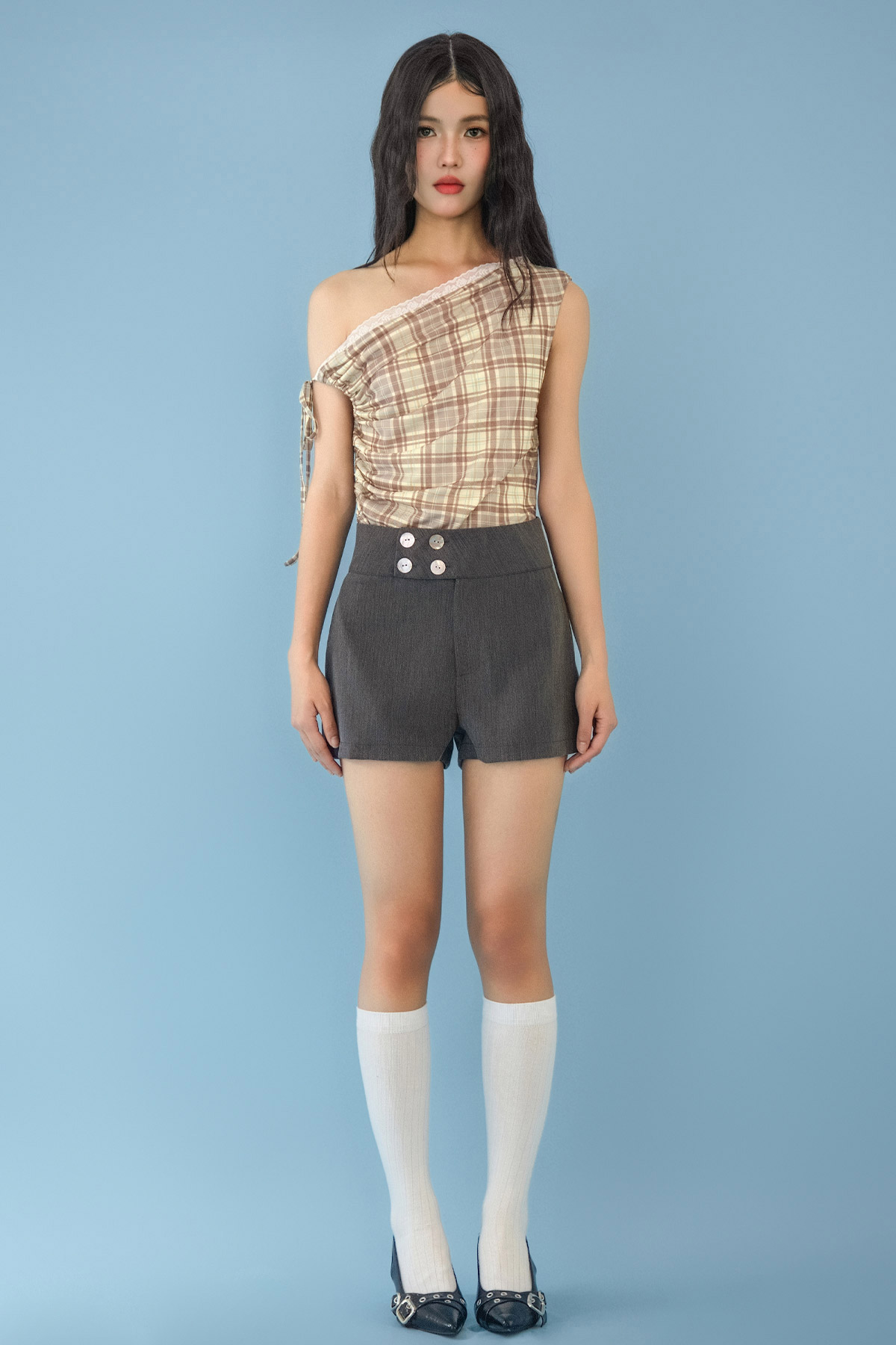 TOBIAS SHORTS - CHARCOAL