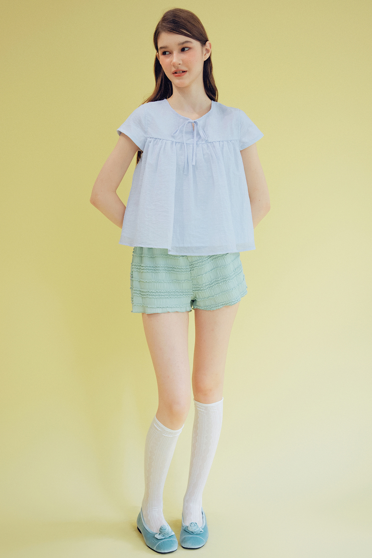 ADDISON TOP - MISTY STRIPE