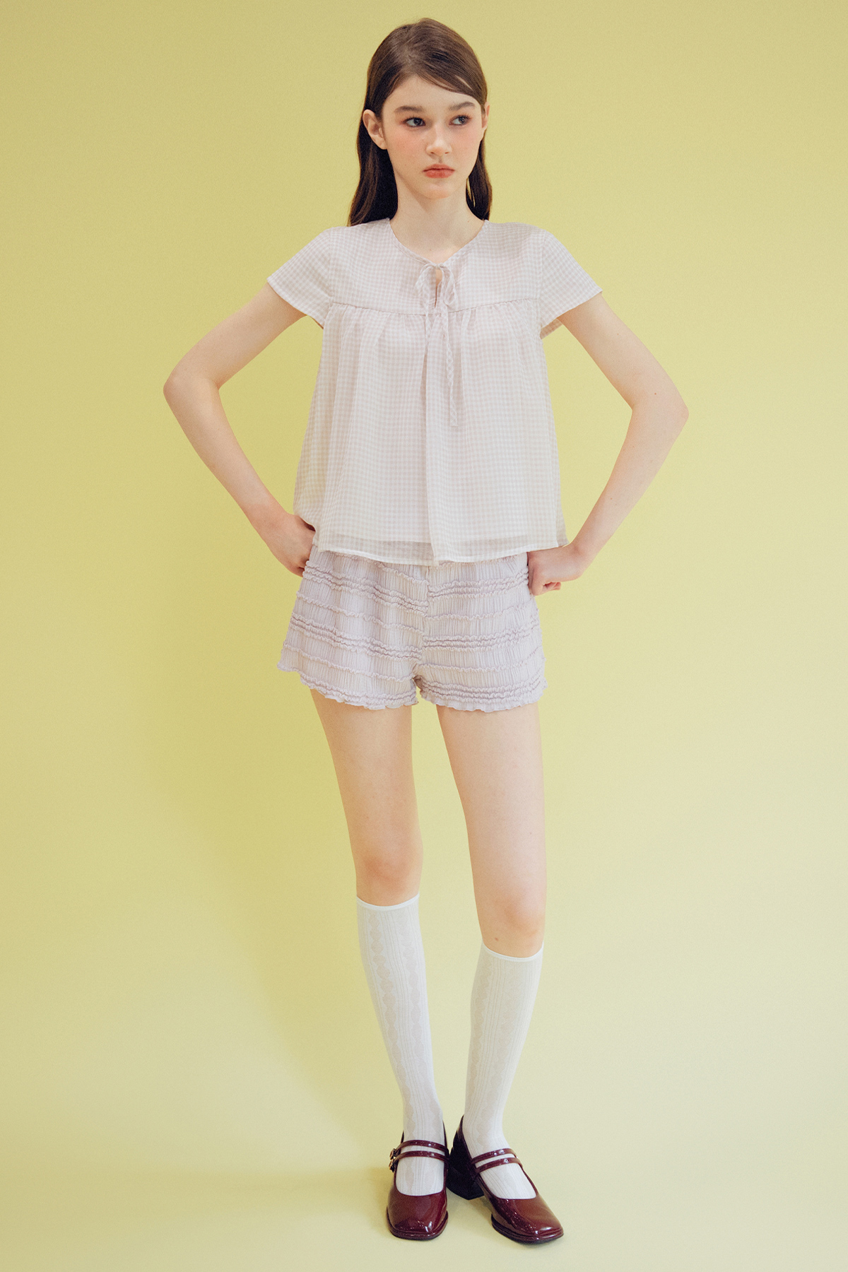 INKA SHORTS - LILAC