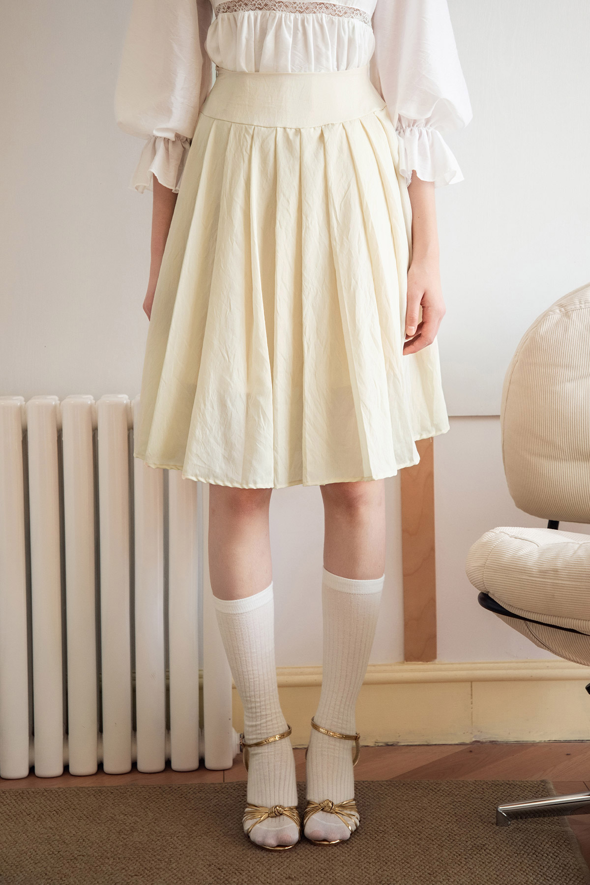 CAMILLE SKIRT - BUTTER