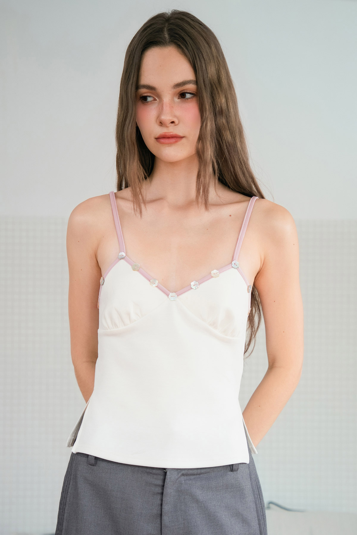 *BACKORDER* DOROTHEE TOP - BLANC