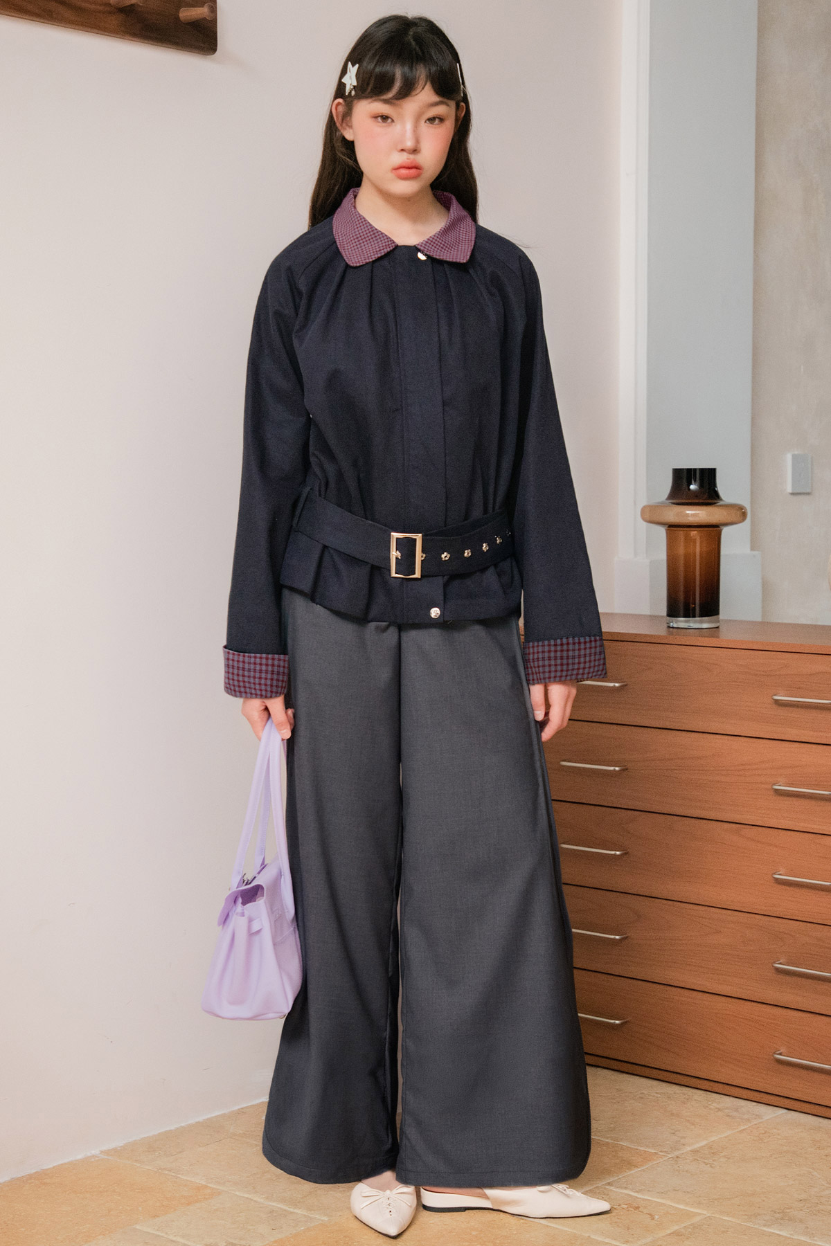 ELODIE JACKET - NAVY