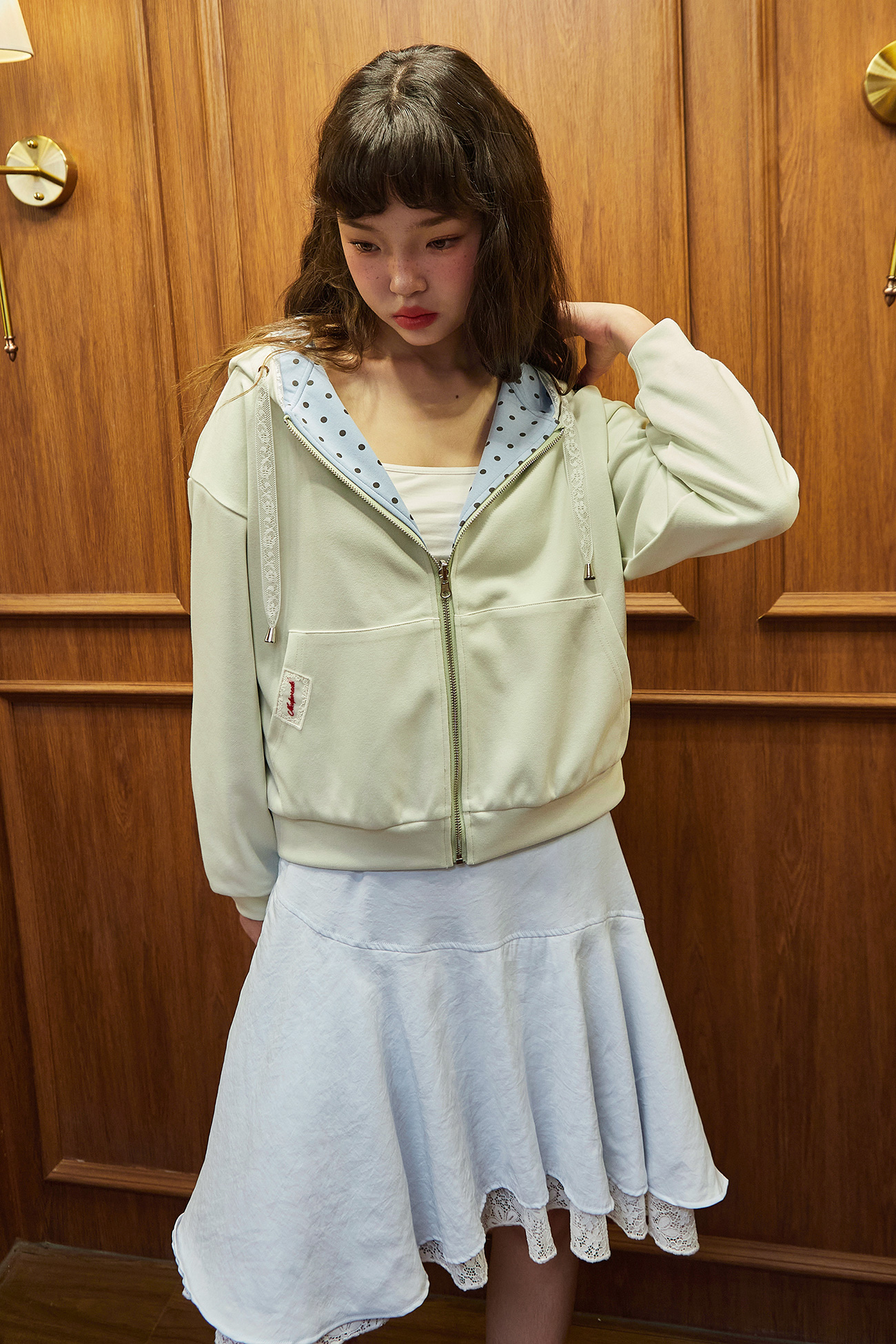 FRANKIE REVERSIBLE HOODIE - BLUEBERRY MINT