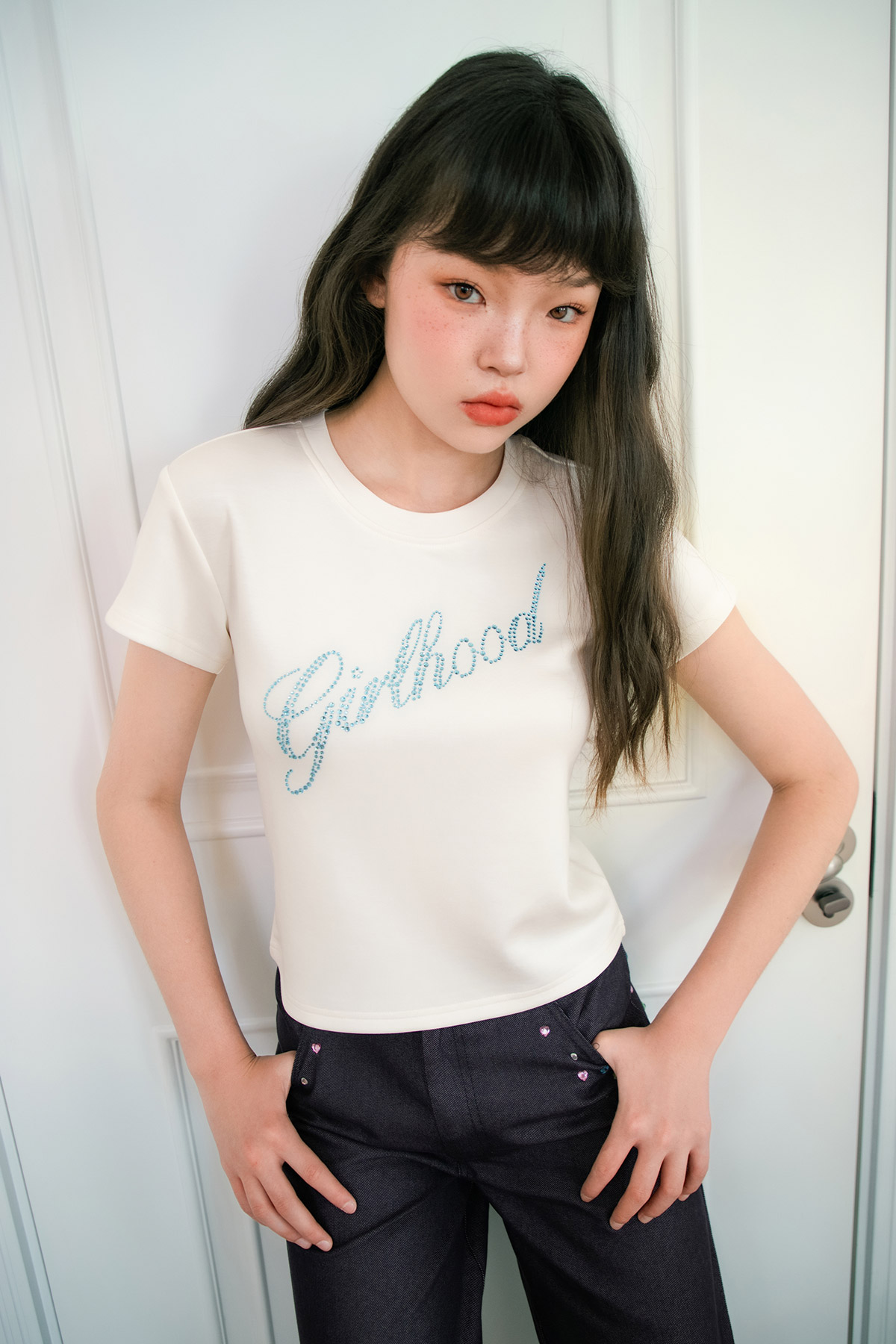GIRLHOOD TEE - WHITE