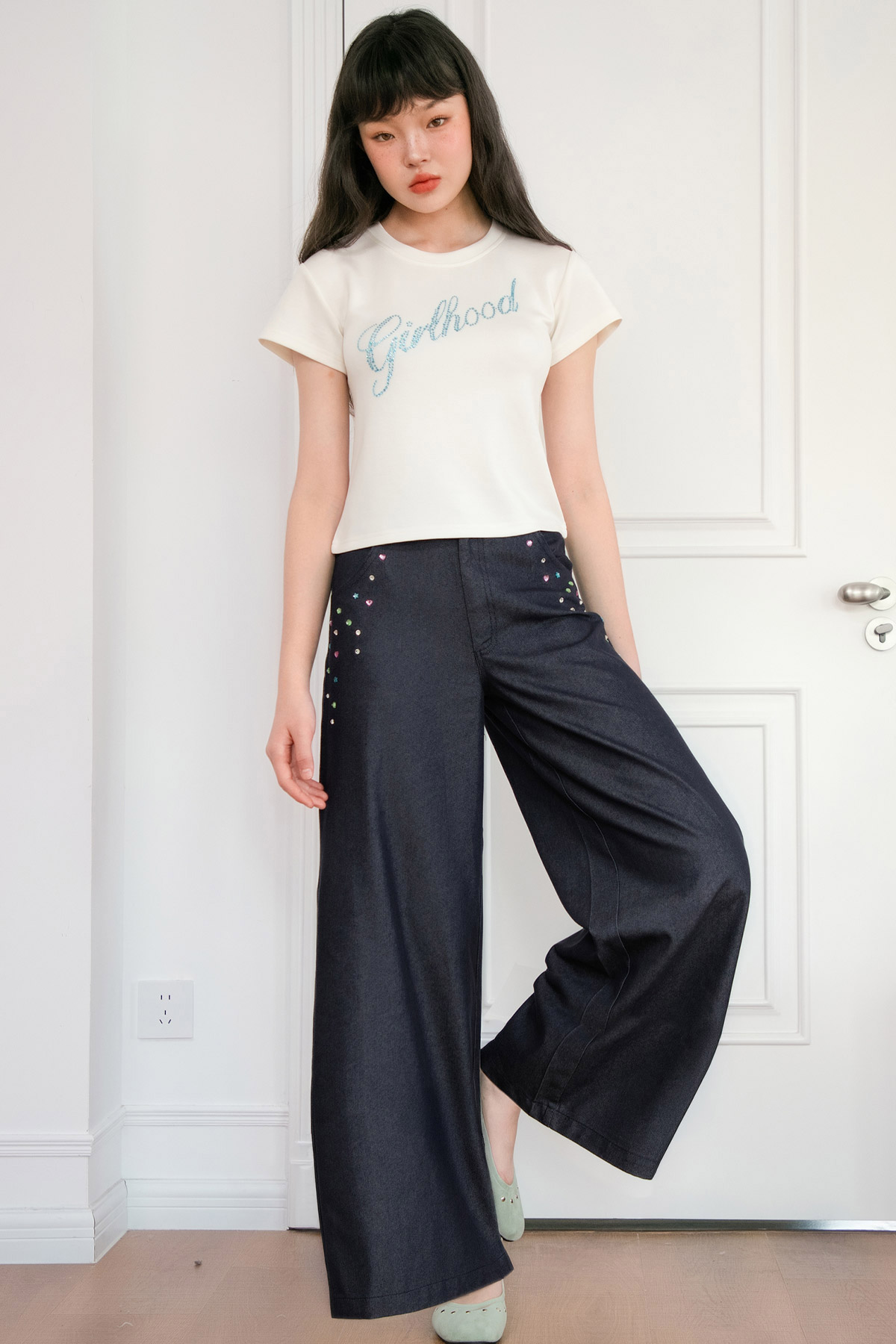 GIRLHOOD TEE - WHITE