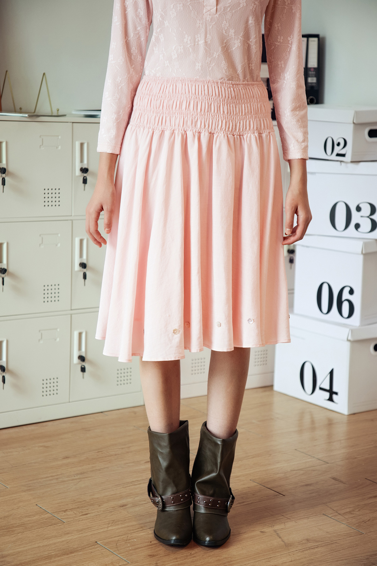 GISELLE SKIRT - ROSE
