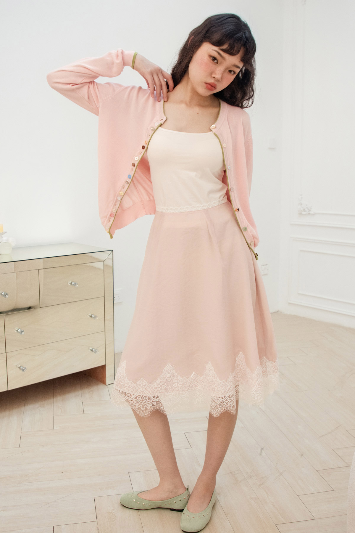 LAURYN SKIRT - BLUSH