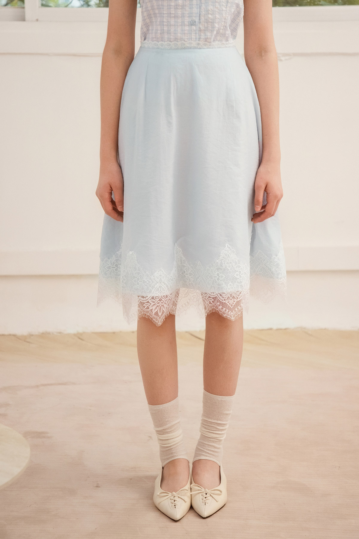 LAURYN SKIRT - POWDER