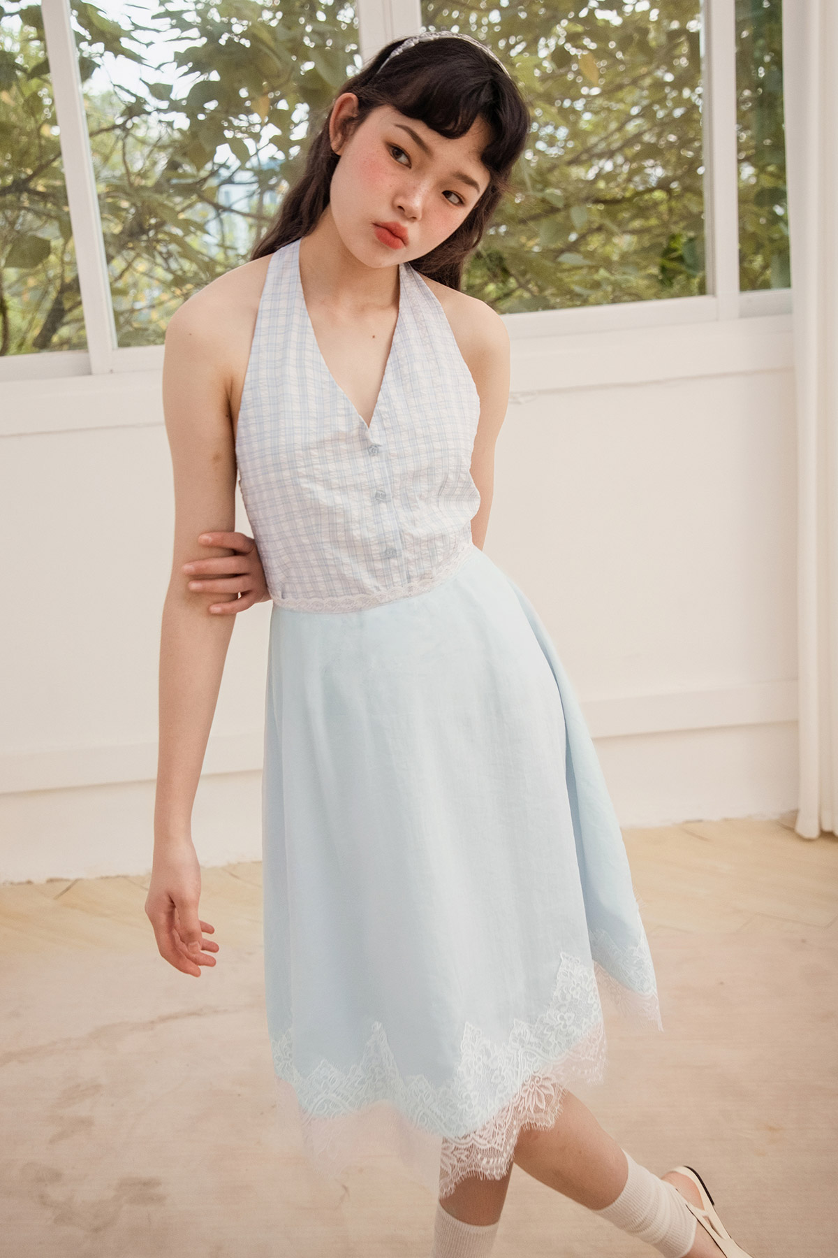 LAURYN SKIRT - POWDER