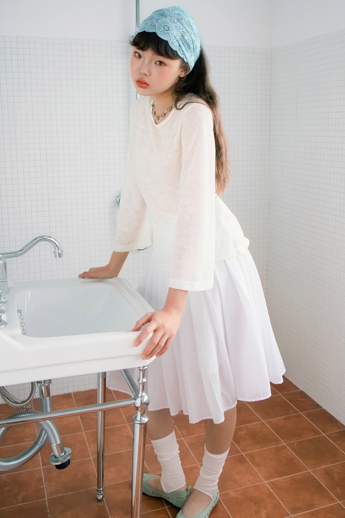 MEGANE TOP - IVORY FLEUR
