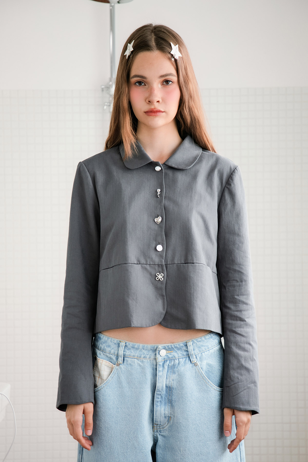NICOLE JACKET - CHARCOAL