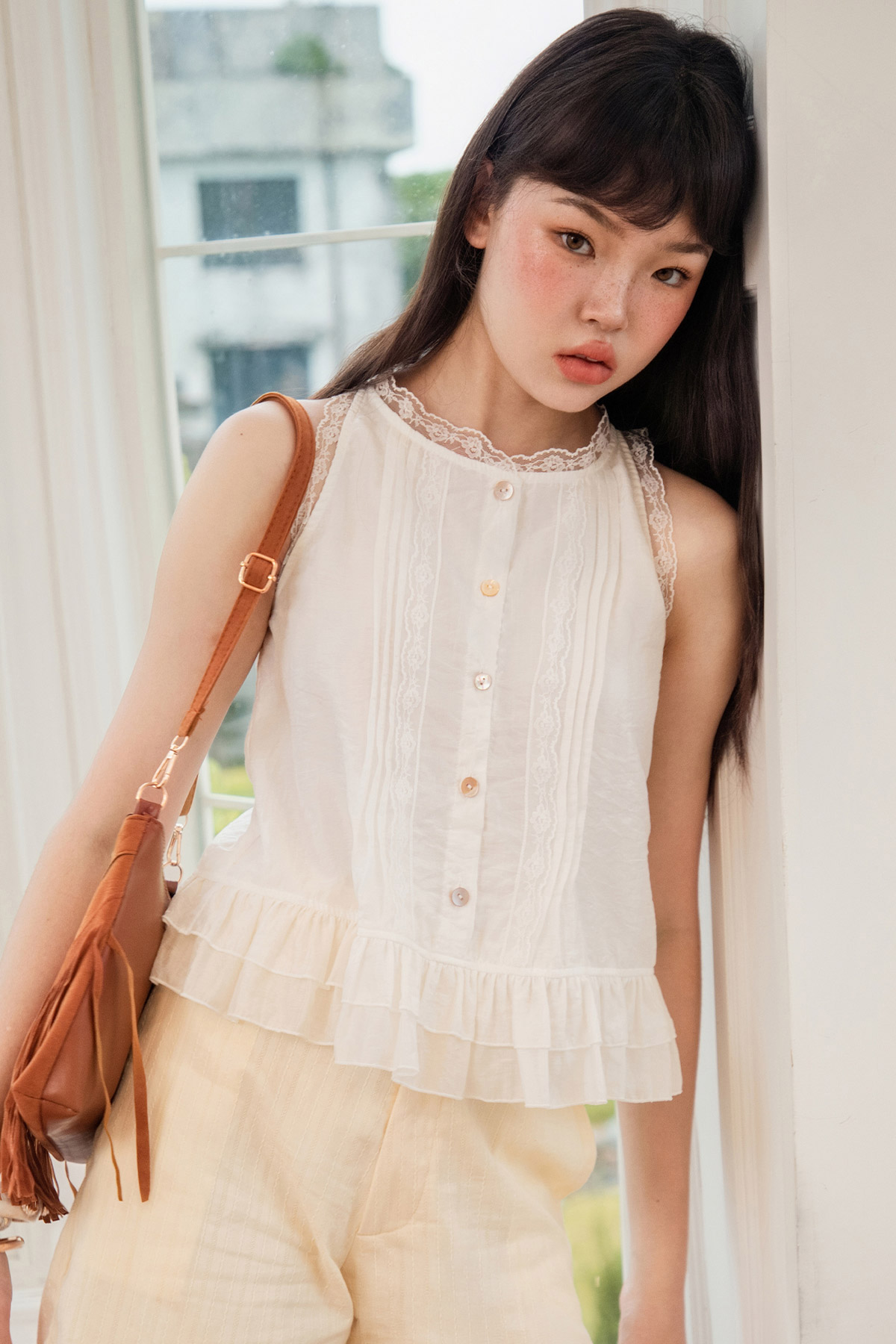 ROBBINS TOP - WHITE